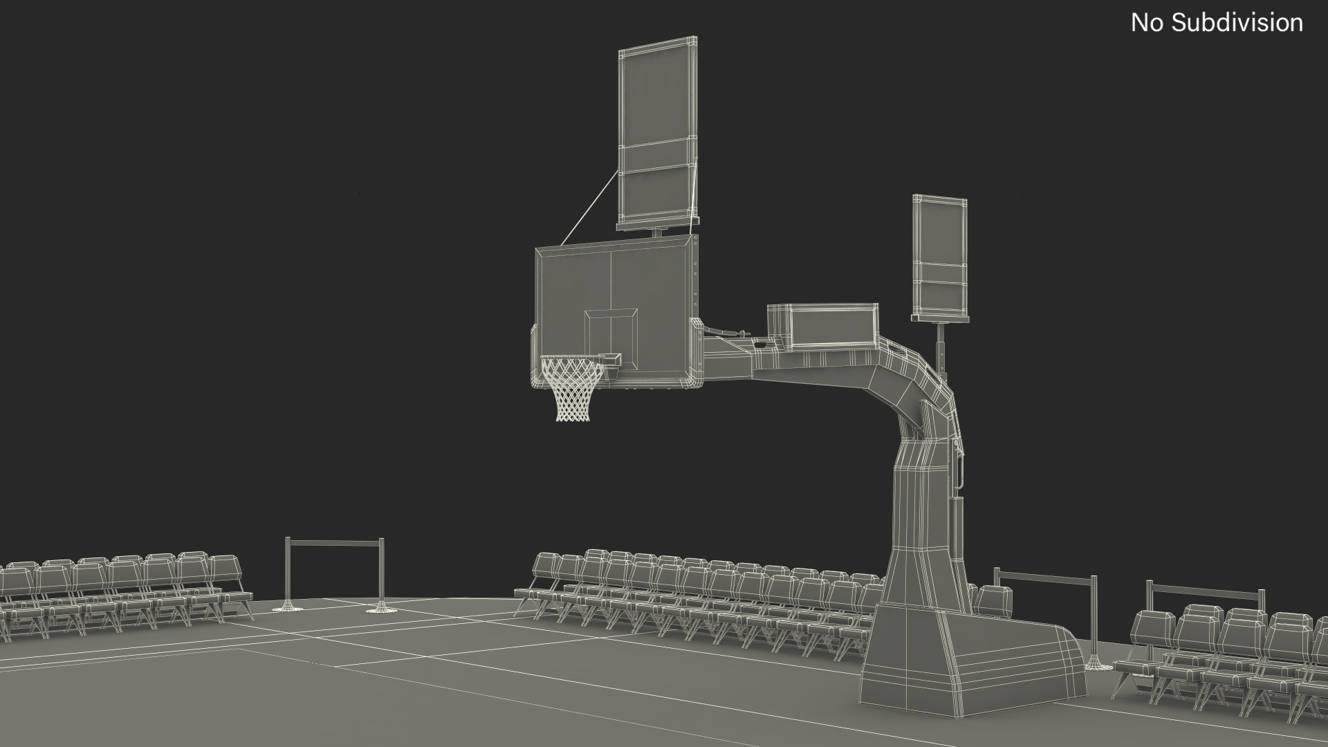 3D Basketball Court Boston Celtics