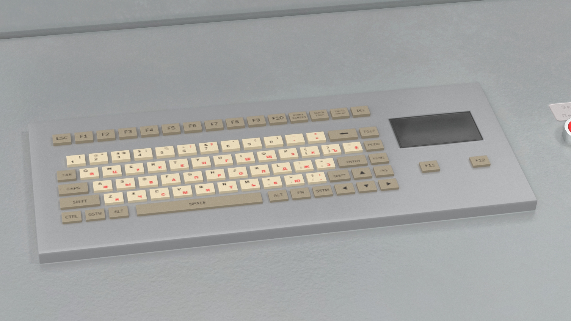 3D model Old Factory Computer