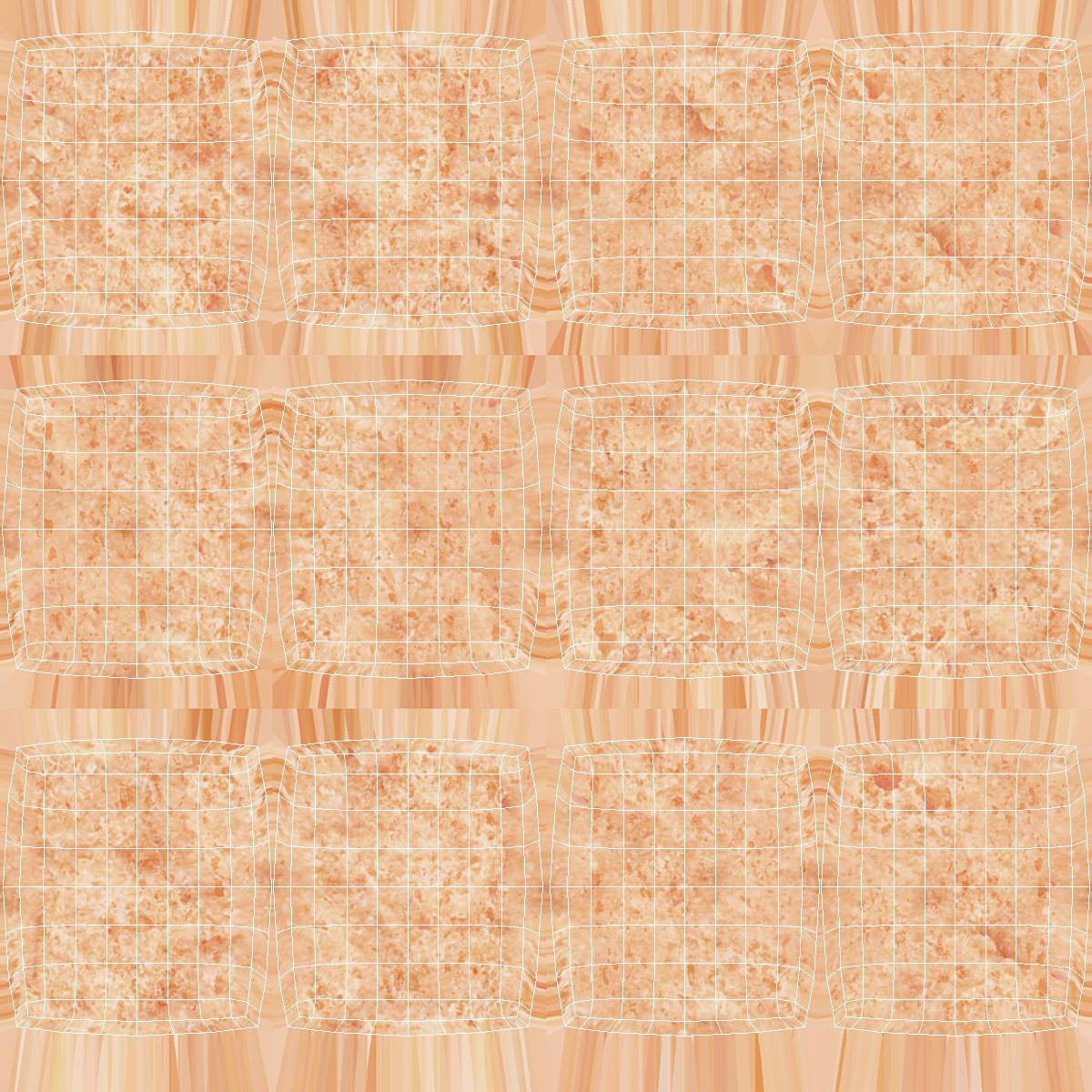 Pile of Breakfast Cereal Pads 3D model
