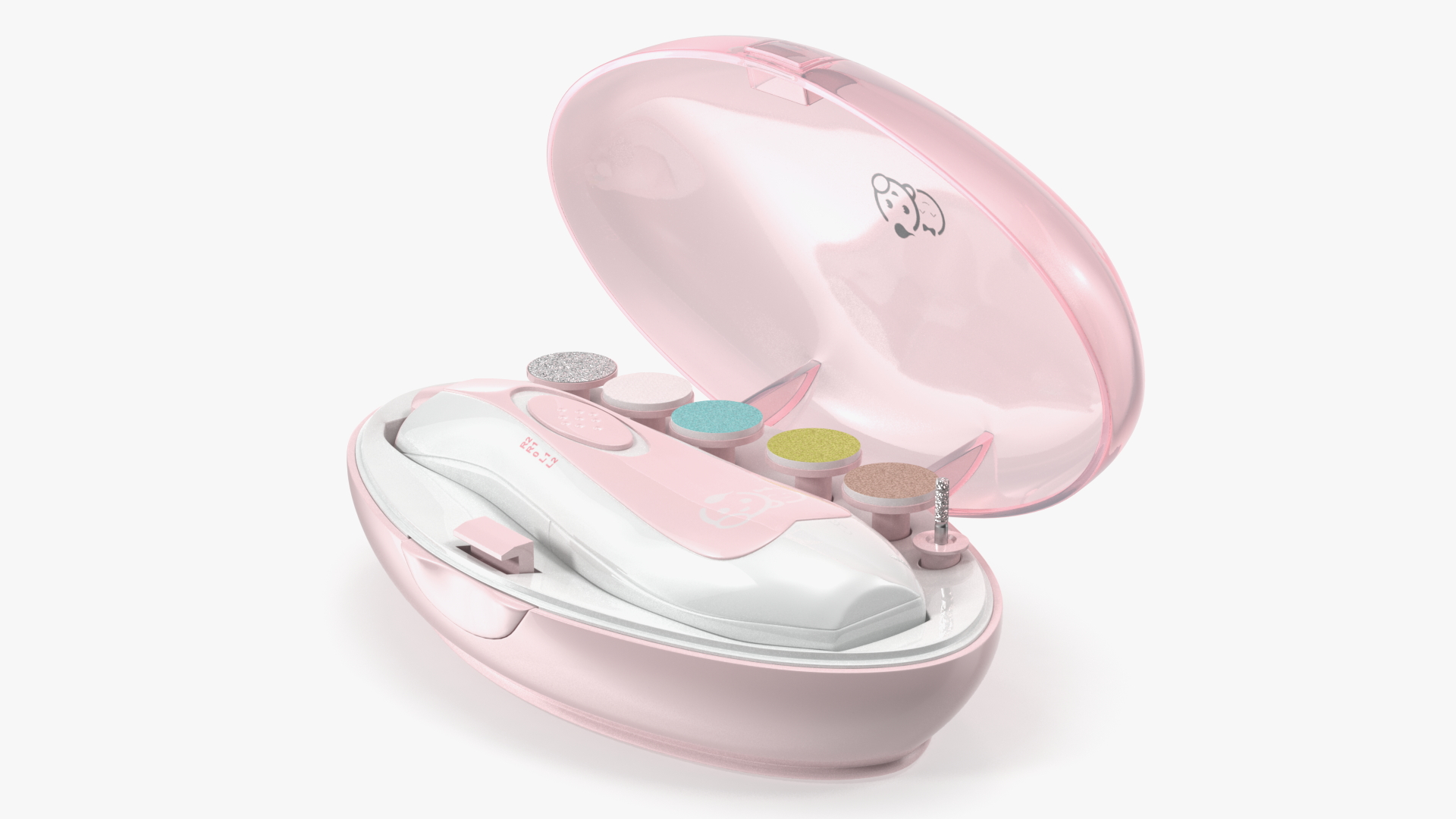 Electric Nail Trimmer Royal Angels Pink 3D model