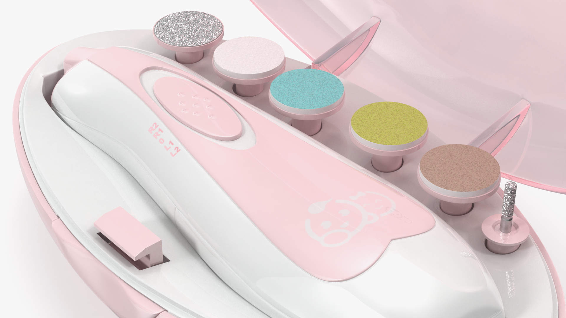 Electric Nail Trimmer Royal Angels Pink 3D model