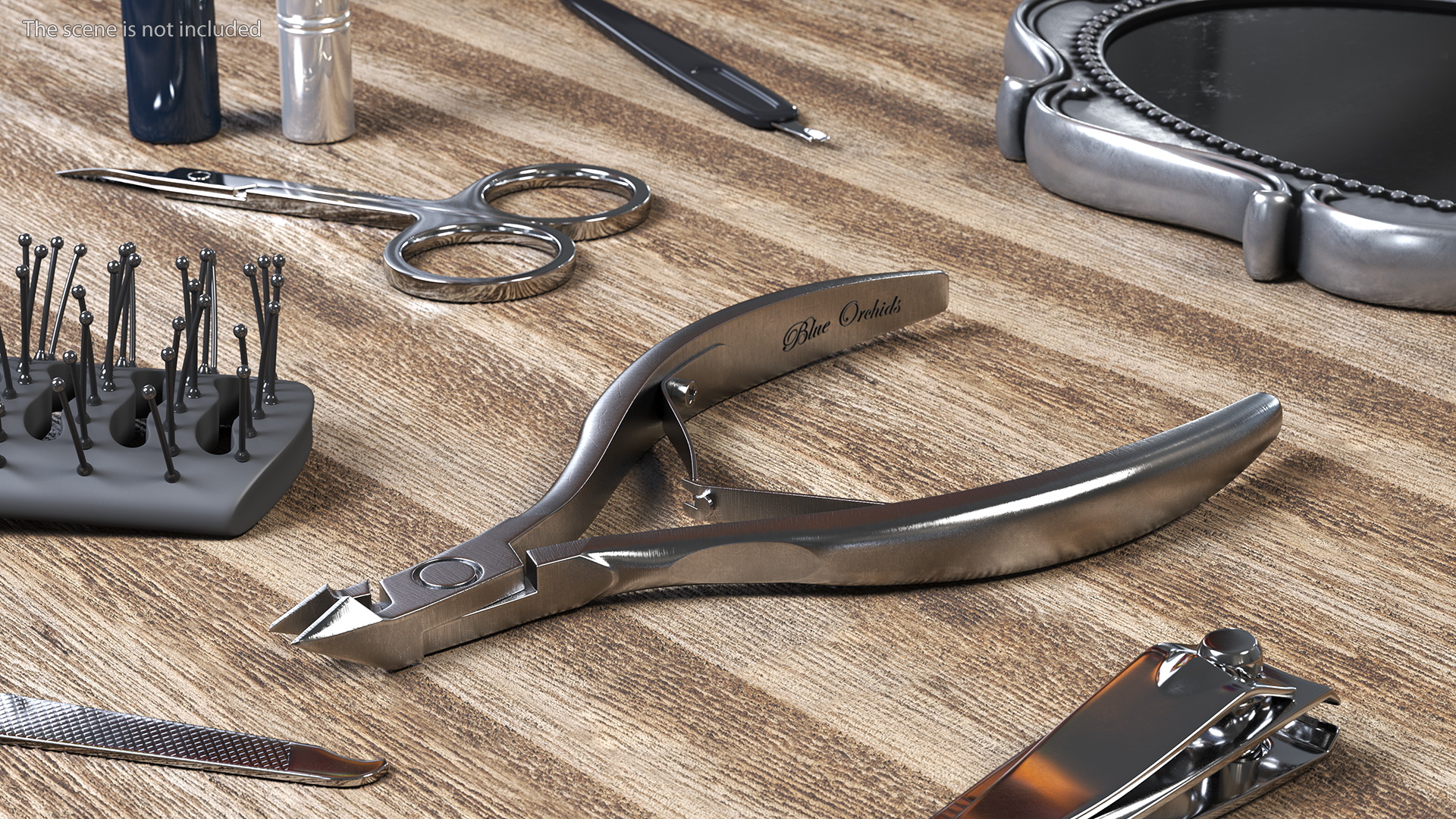 3D model BlueOrchids Professional Cuticle Nipper Stainless Steel
