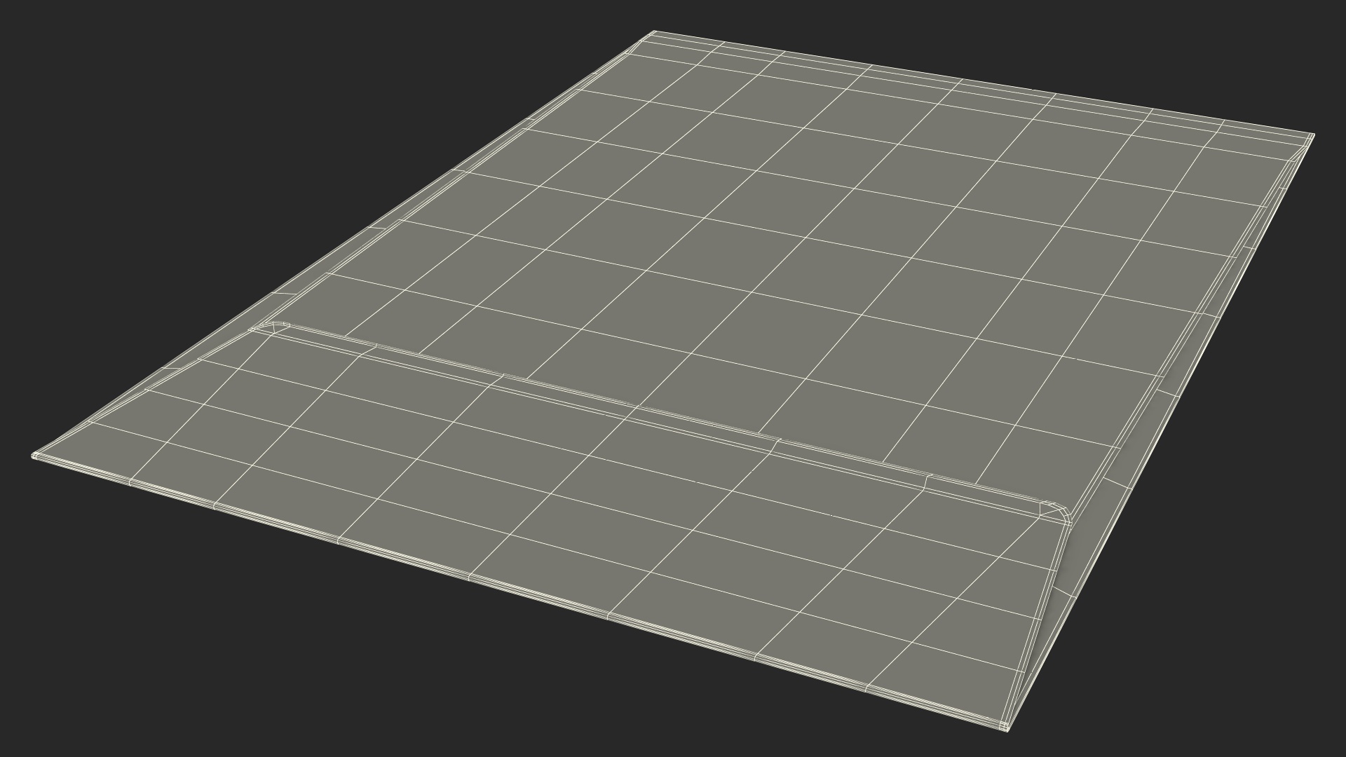 Pocket Envelope Craft Paper Rigged 3D model