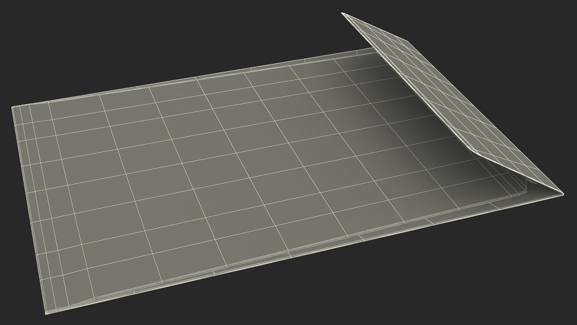 Pocket Envelope Craft Paper Rigged 3D model