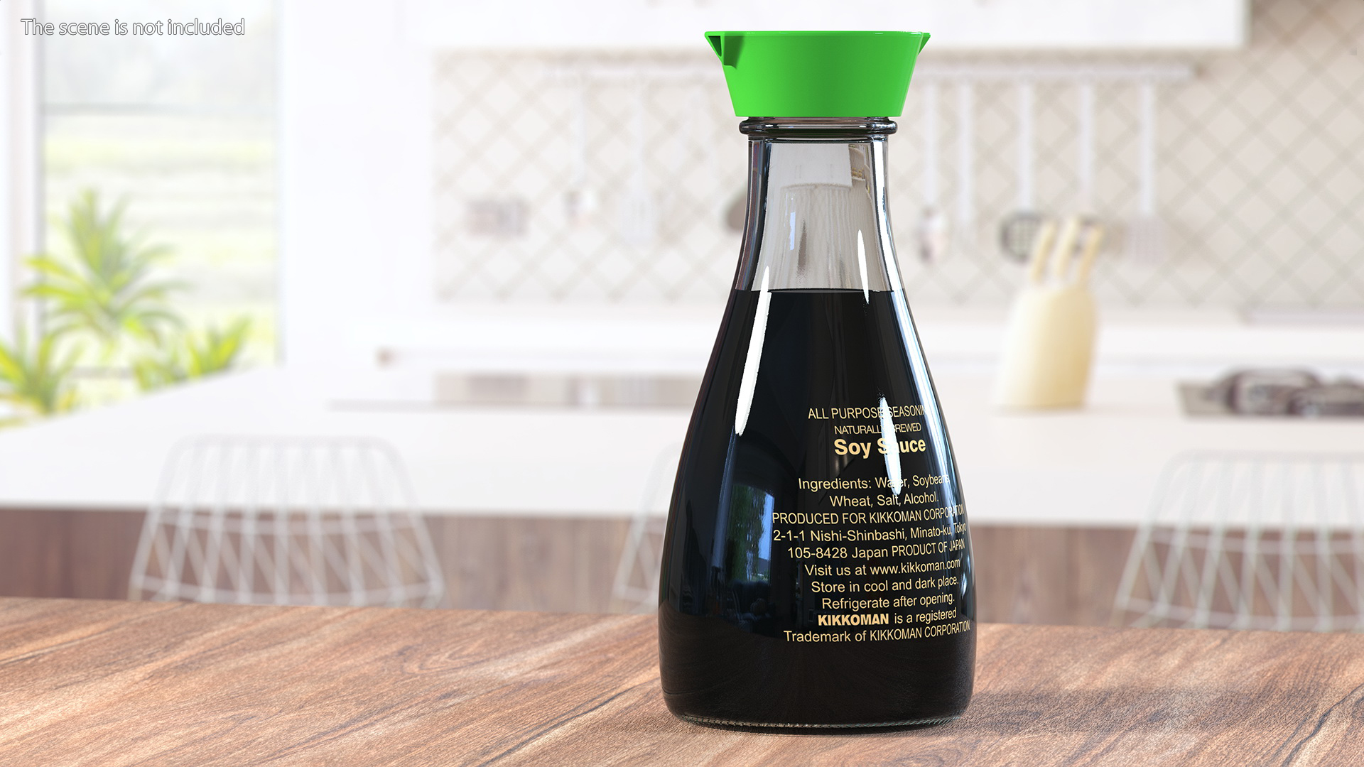 3D Soy Sauce Kikkoman Less Salt model