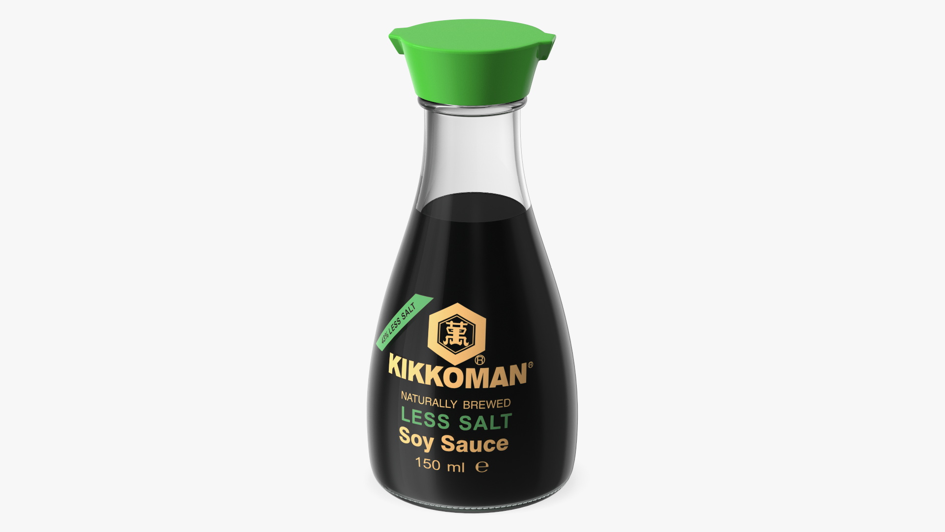 3D Soy Sauce Kikkoman Less Salt model