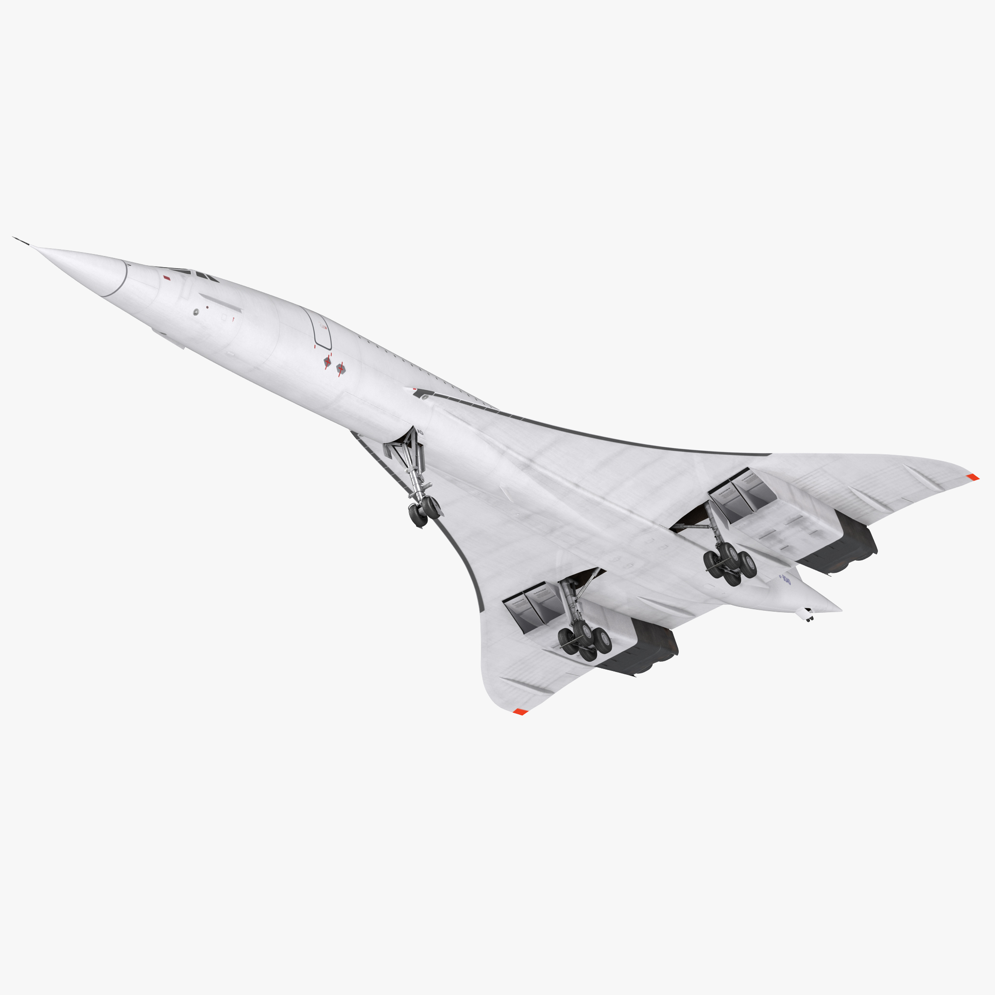 Concorde Supersonic Passenger Jet Airliner Generic, view 7