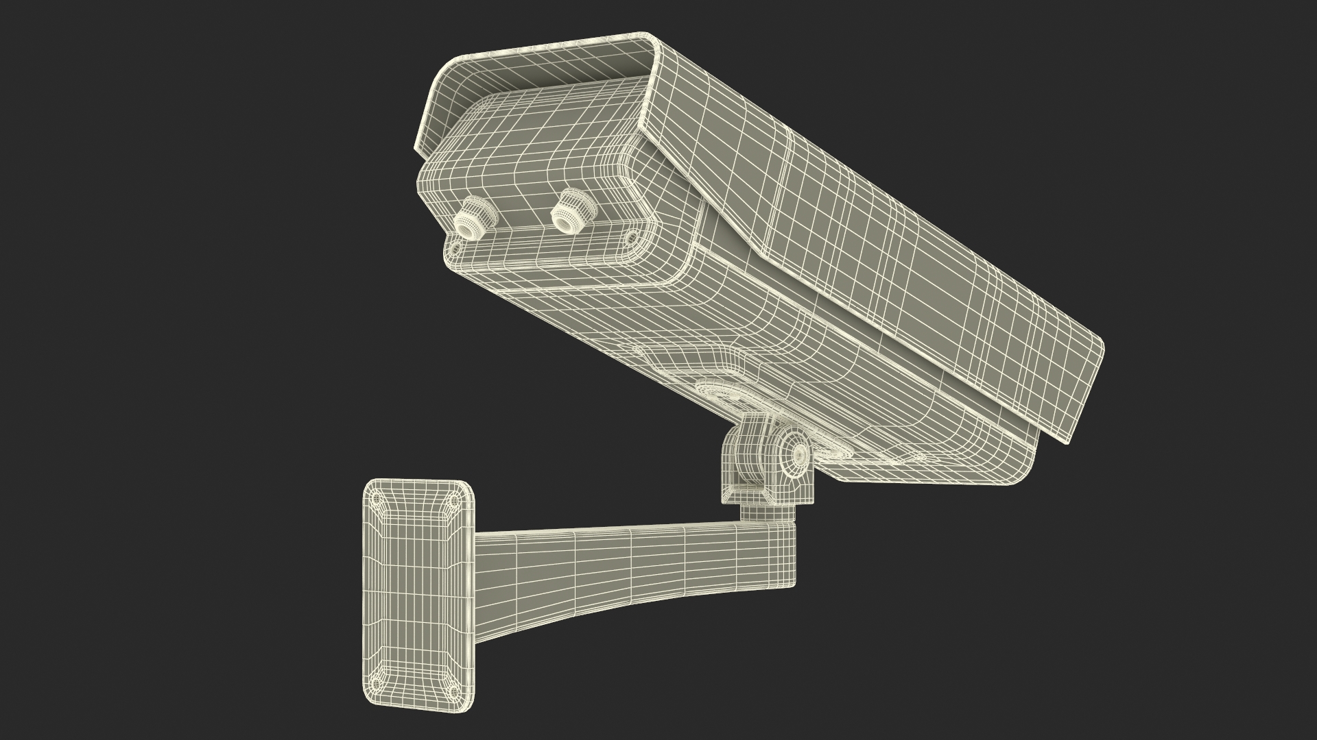 3D Security Surveillance Camera model