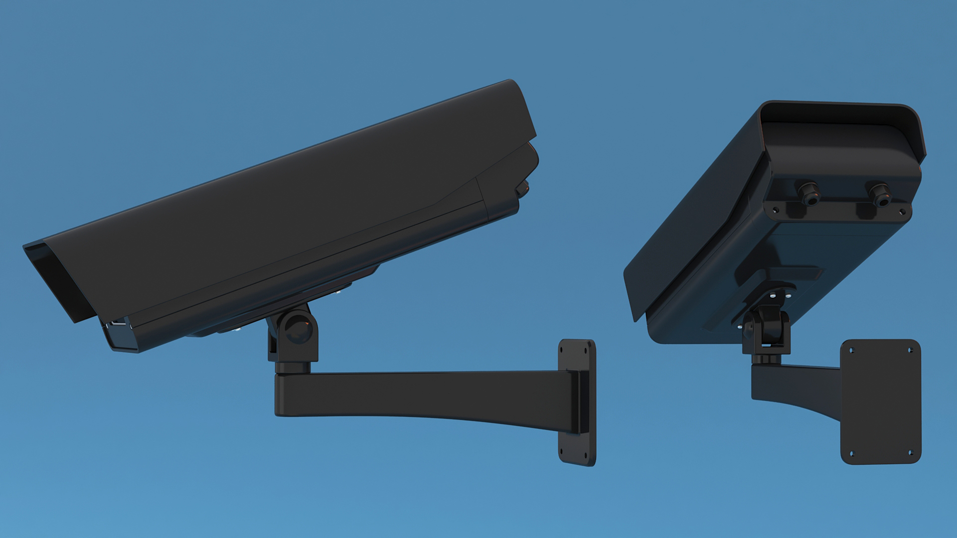 3D Security Surveillance Camera model