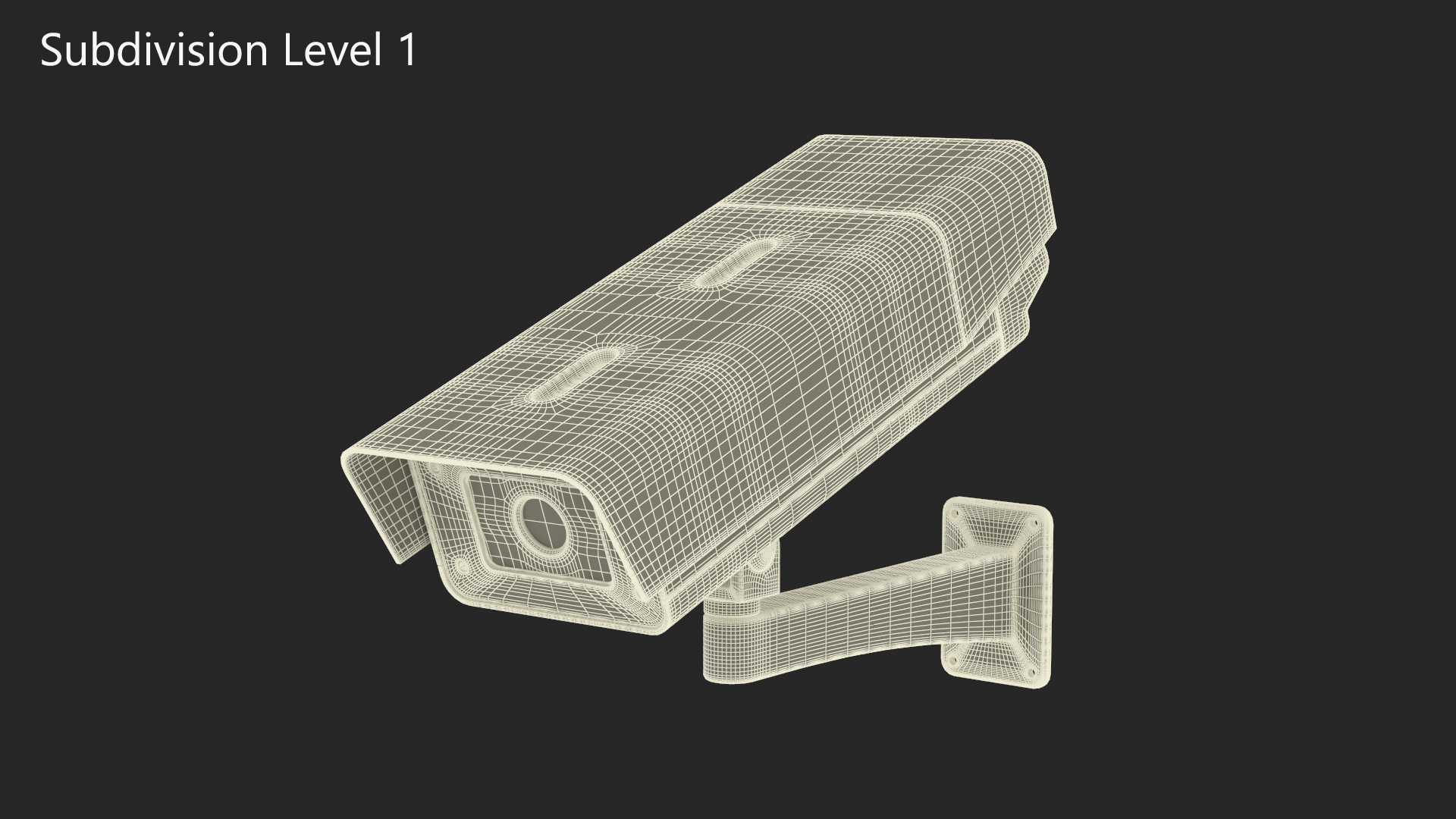 3D Security Surveillance Camera model