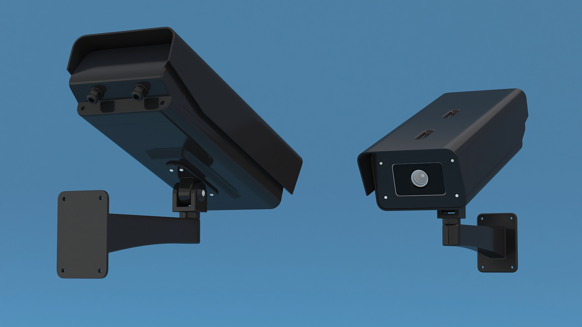 3D Security Surveillance Camera model