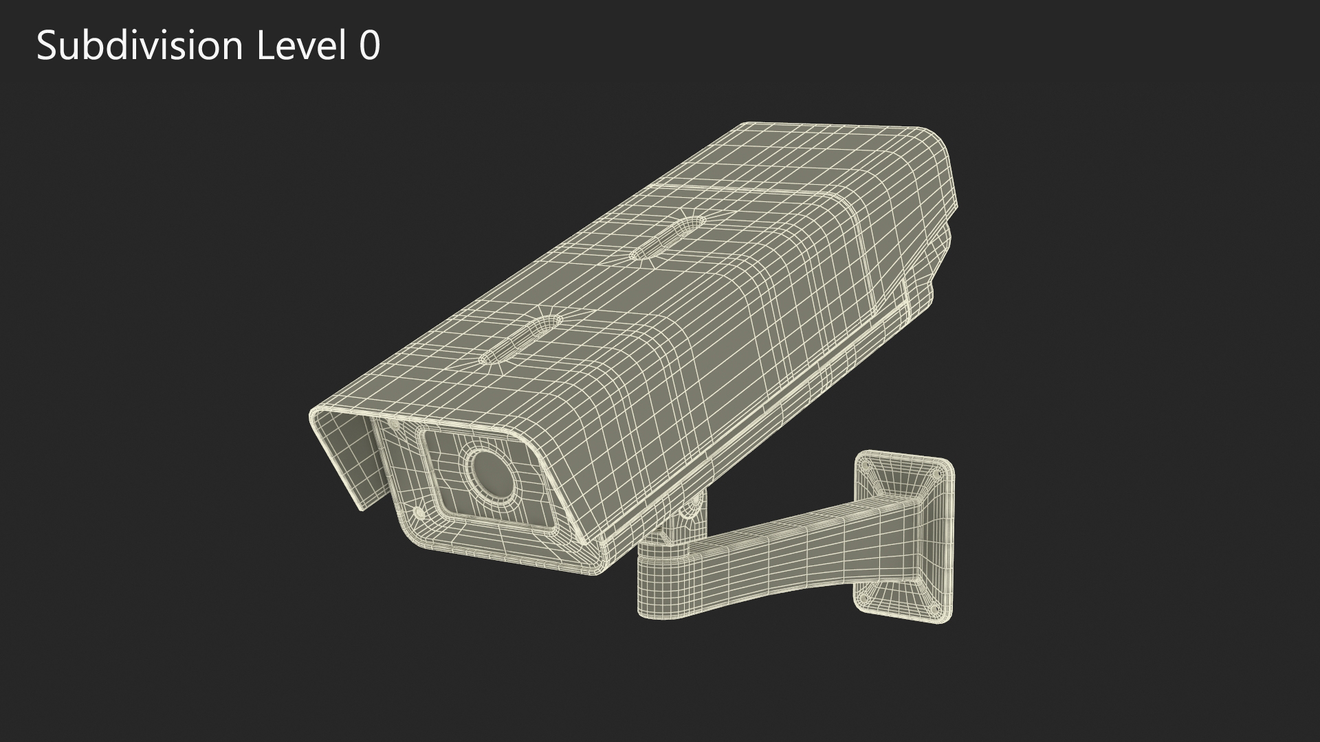 3D Security Surveillance Camera model