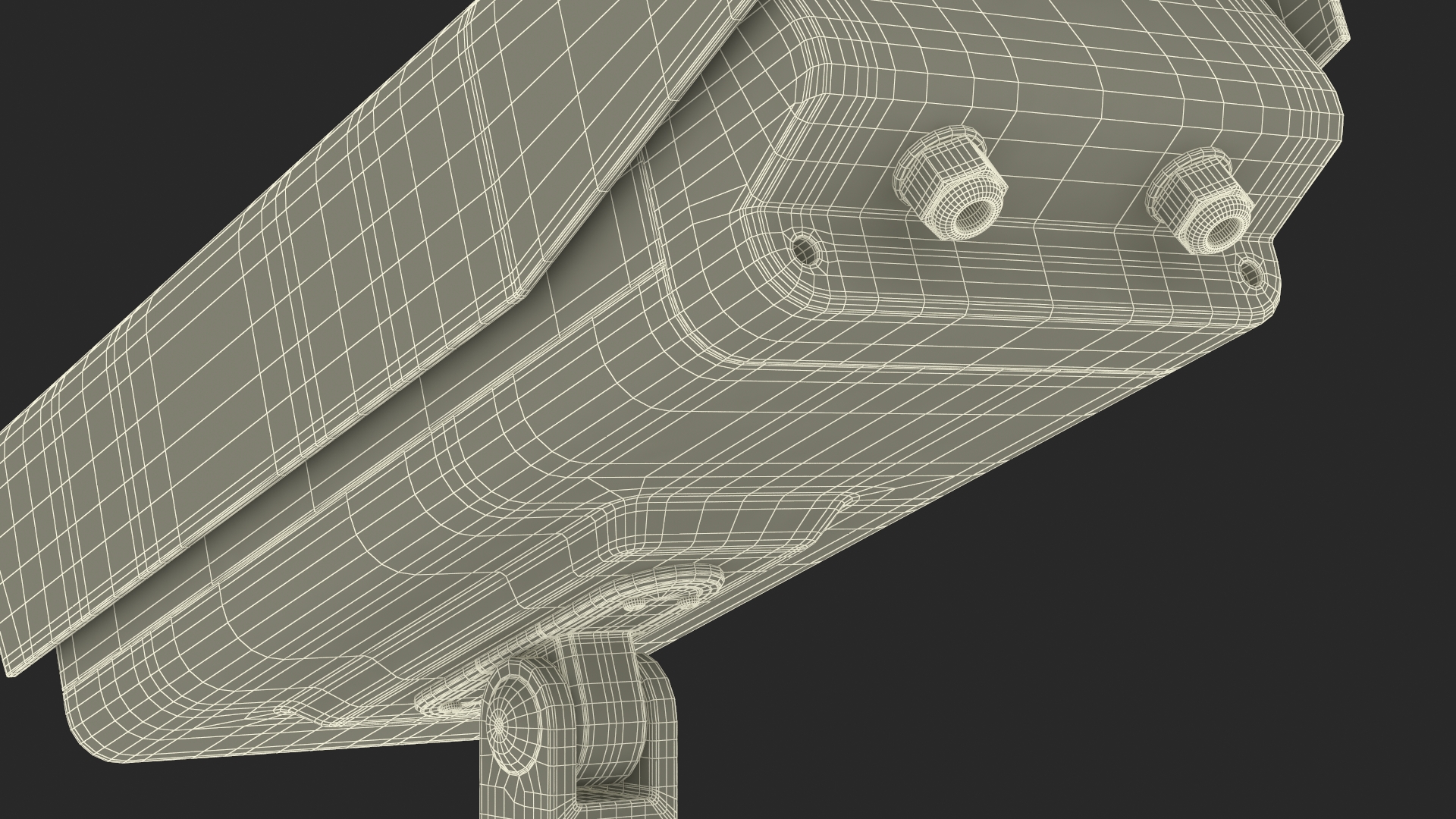 3D Security Surveillance Camera model