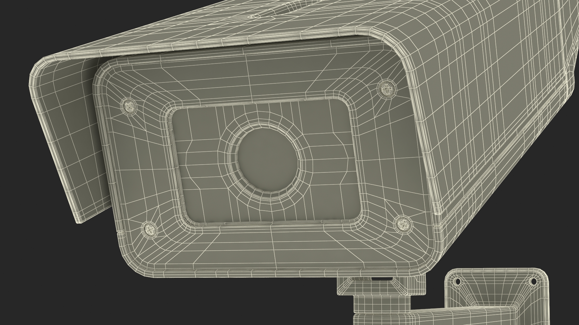 3D Security Surveillance Camera model