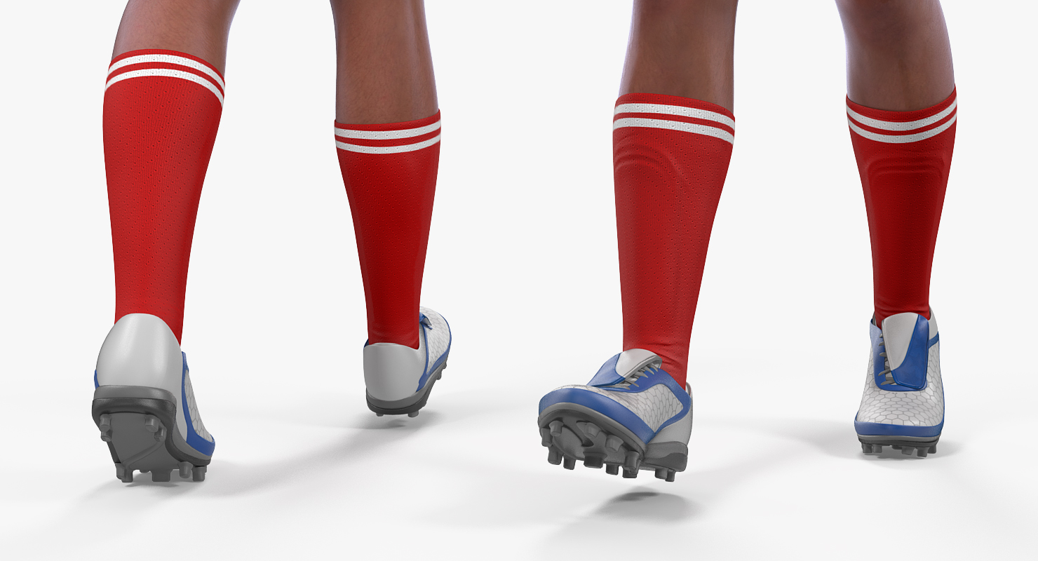 Soccer or Football Player Liverpool Rigged 2 3D model