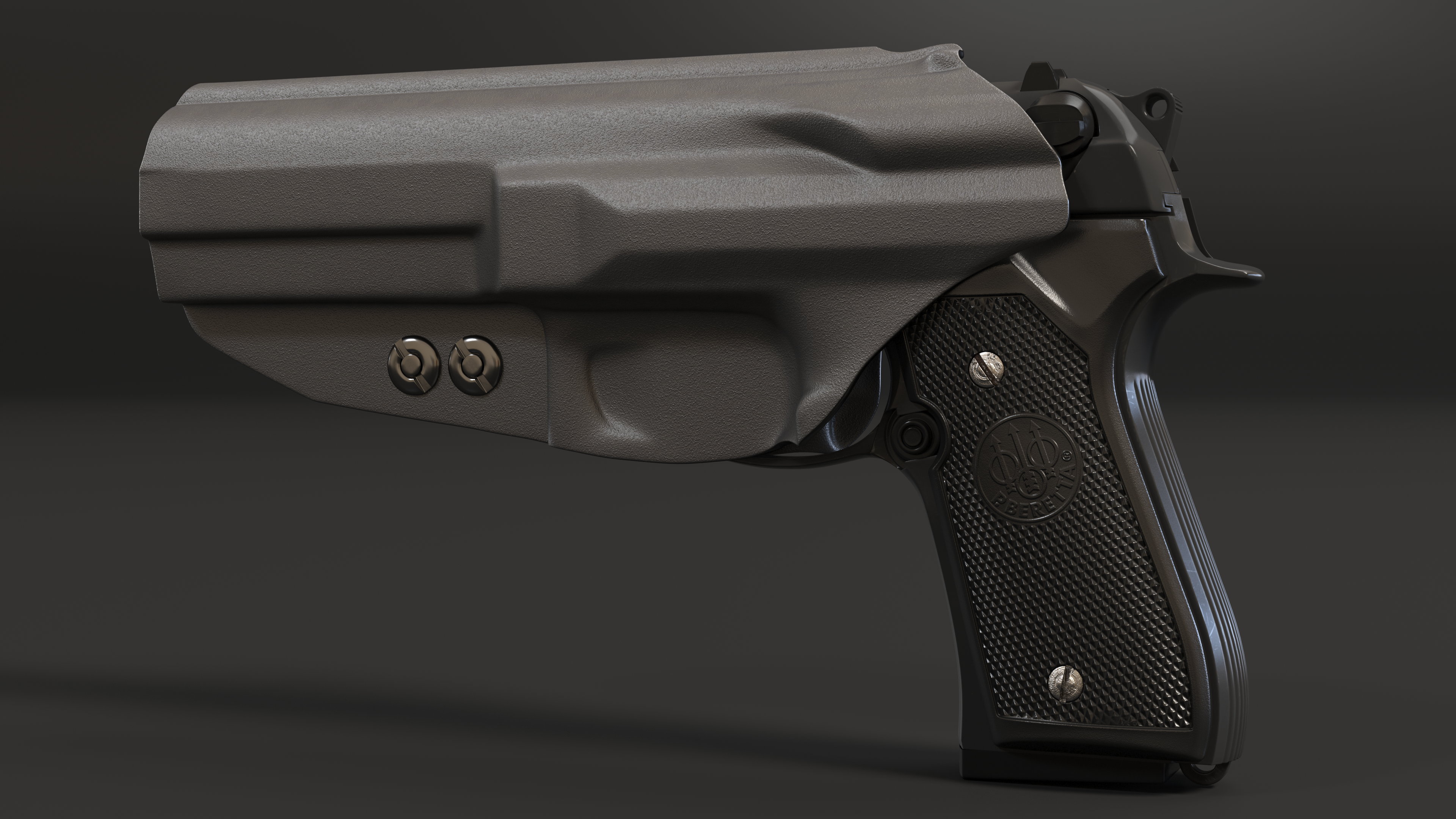 Beretta 92 Pistol With Kydex Holster Black, view 7