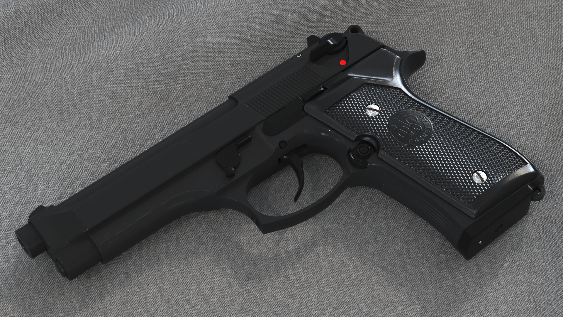Beretta 92 Pistol With Kydex Holster Black, view 9