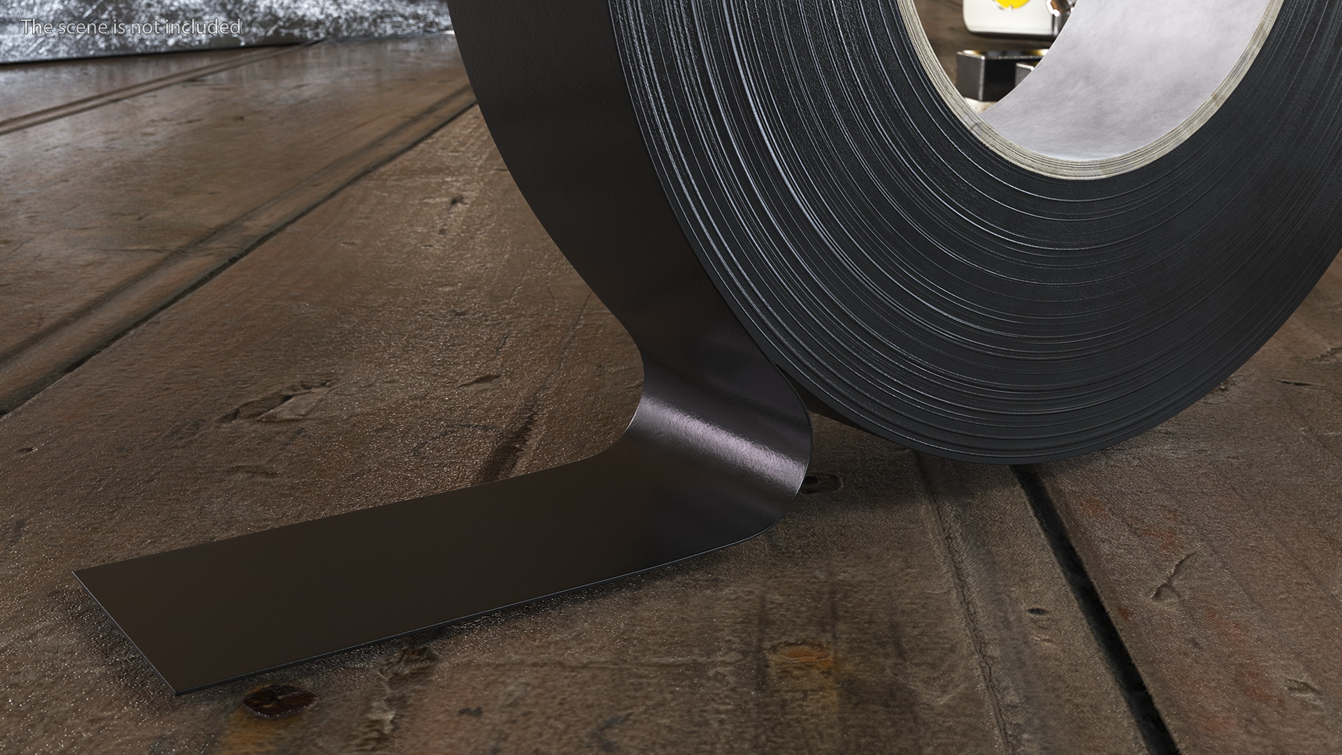 Insulating Electrical Tape Black 3D