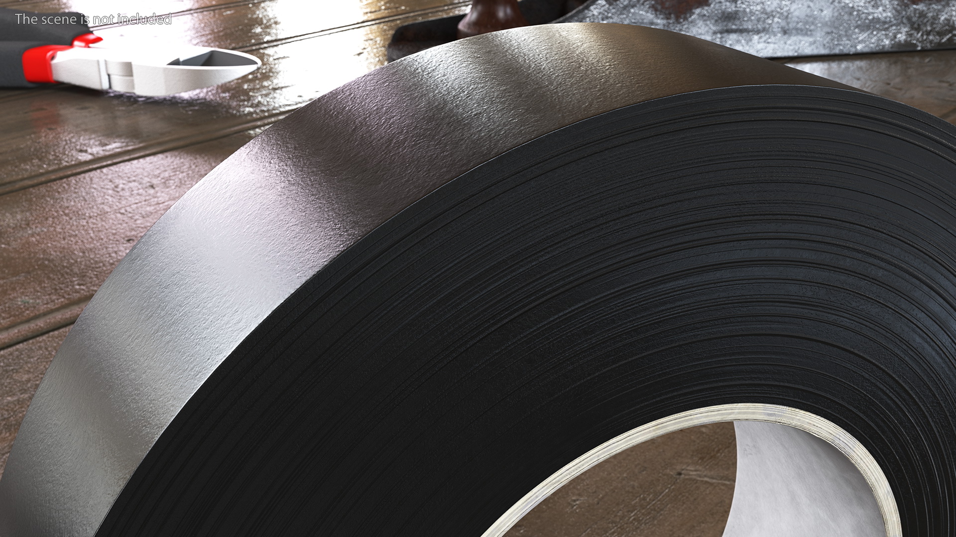 Insulating Electrical Tape Black 3D