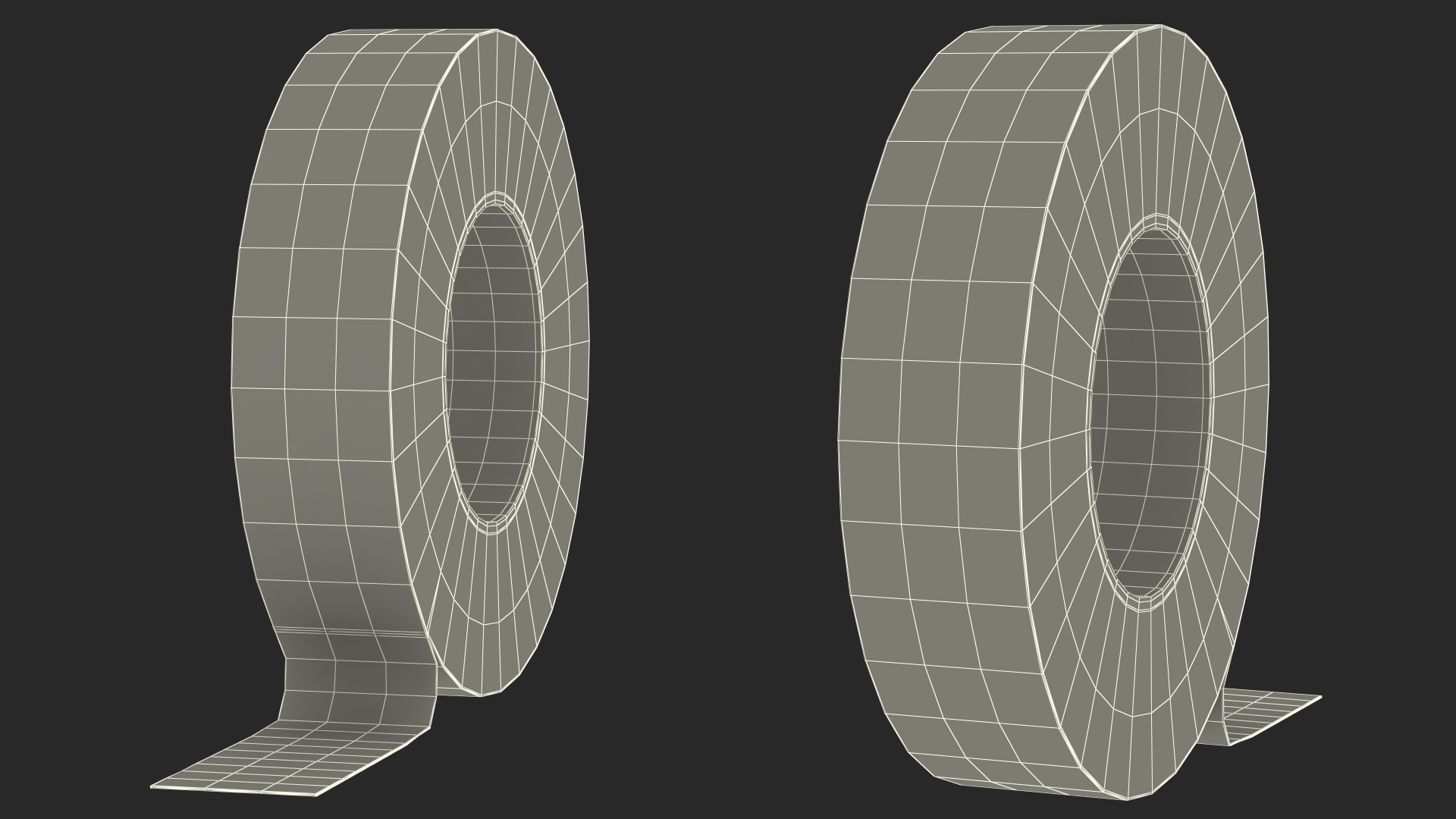 Insulating Electrical Tape Black 3D