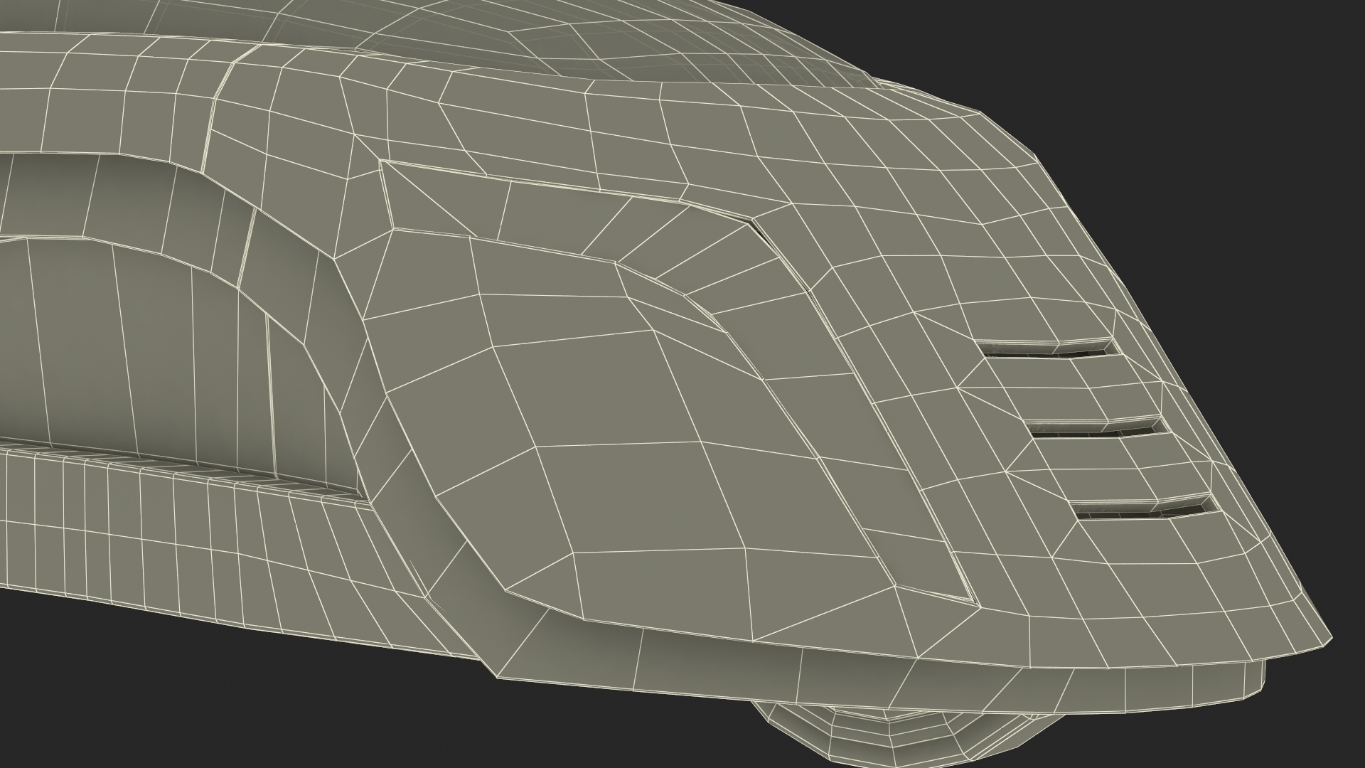 3D Sci-fi Car Trike Metallic Rigged for Cinema 4D