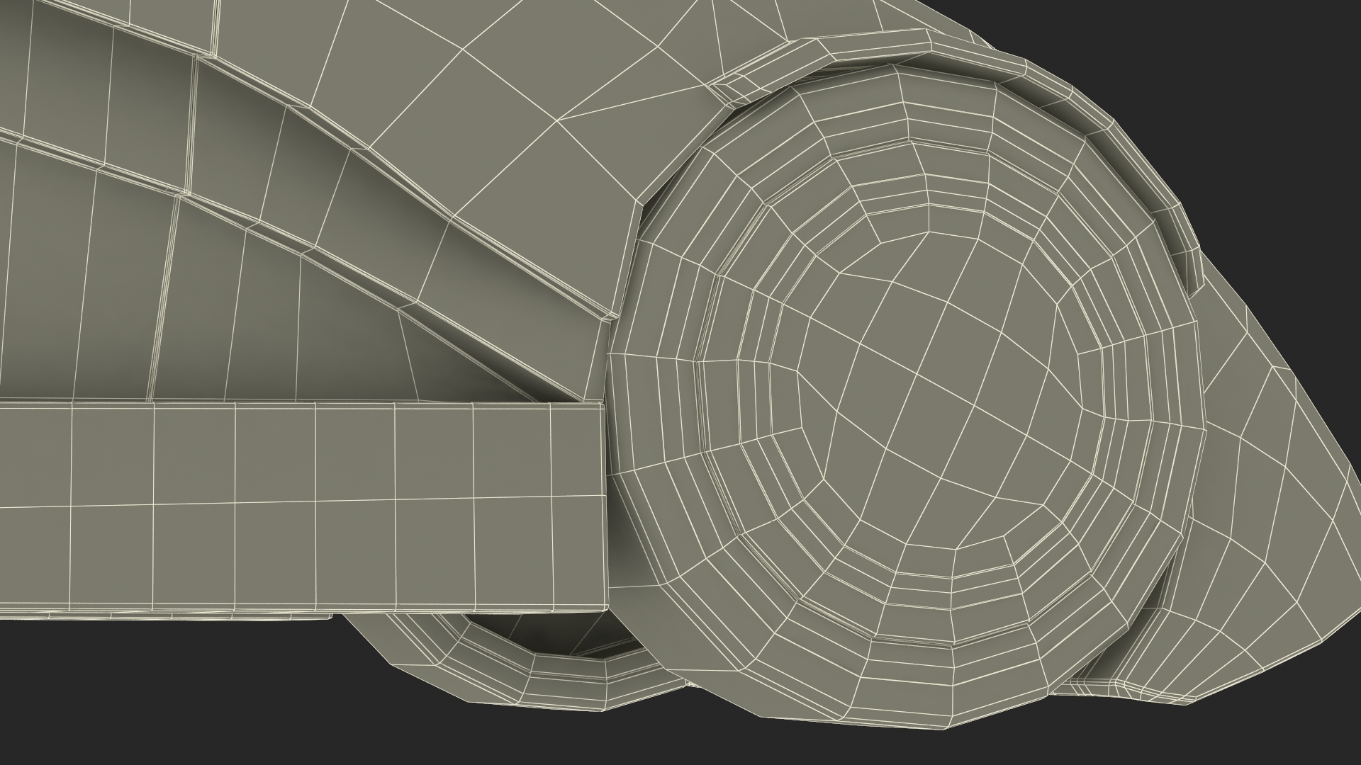 3D Sci-fi Car Trike Metallic Rigged for Cinema 4D