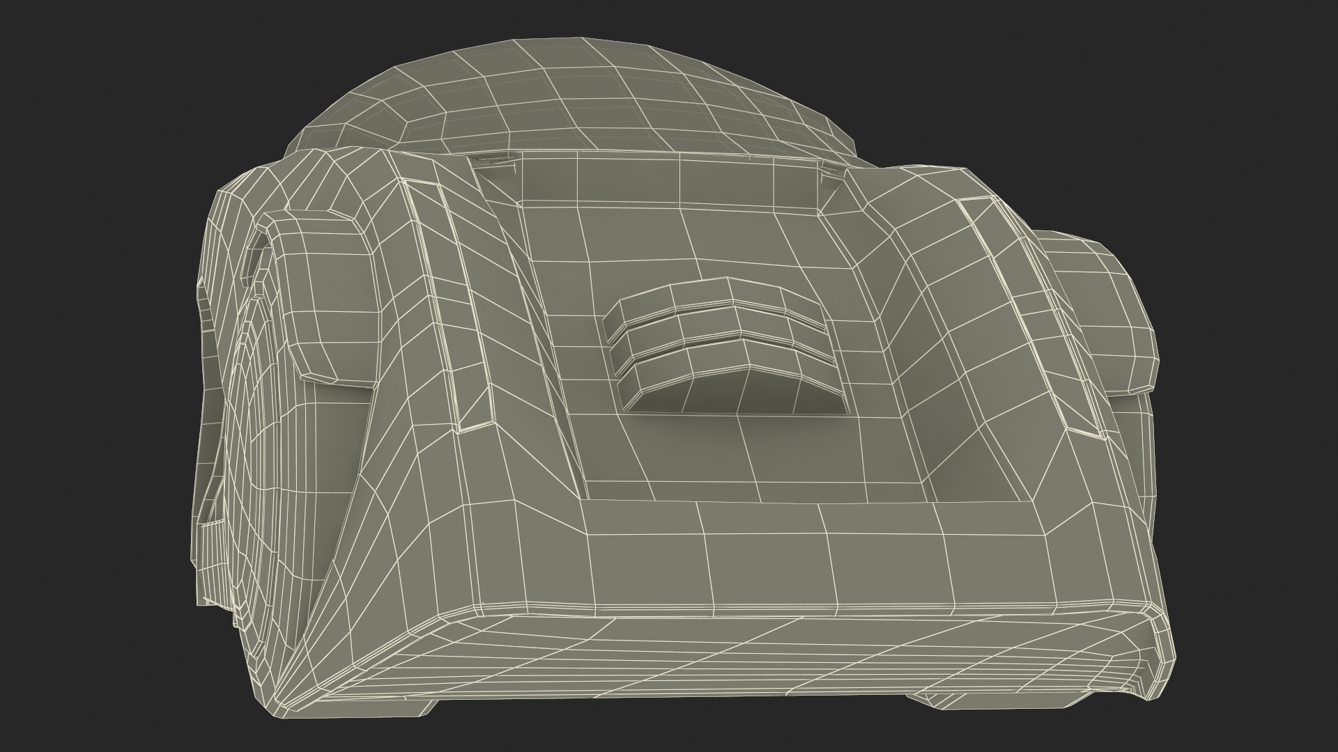 3D Sci-fi Car Trike Metallic Rigged for Cinema 4D