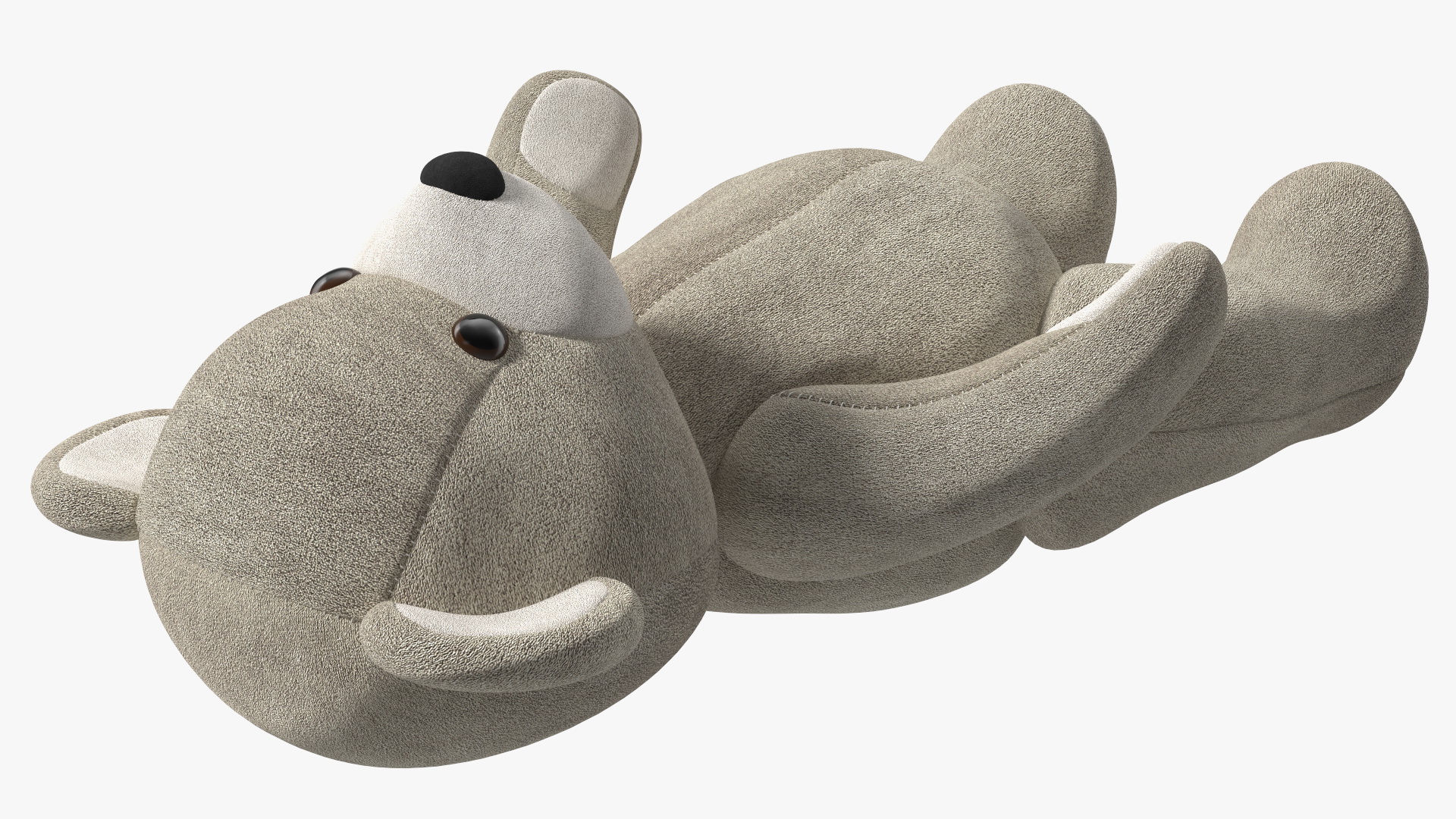 Teddy Bear Light Color Rigged 3D model