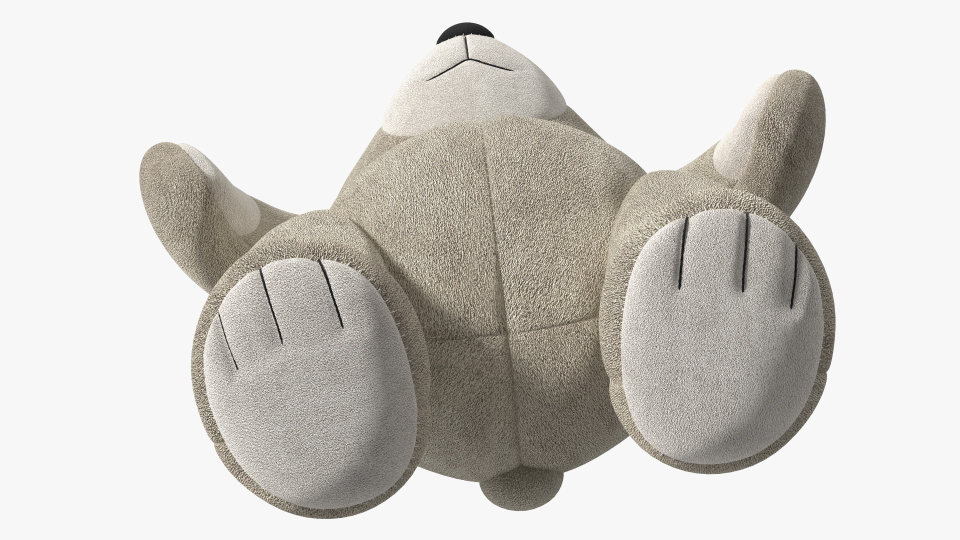 Teddy Bear Light Color Rigged 3D model
