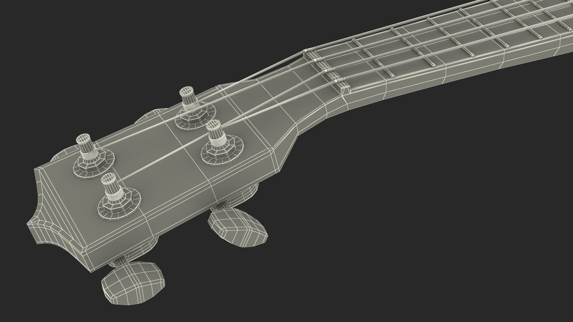 3D model Takamine Classic Ukulele Instrument