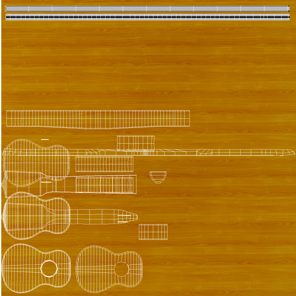 3D model Takamine Classic Ukulele Instrument