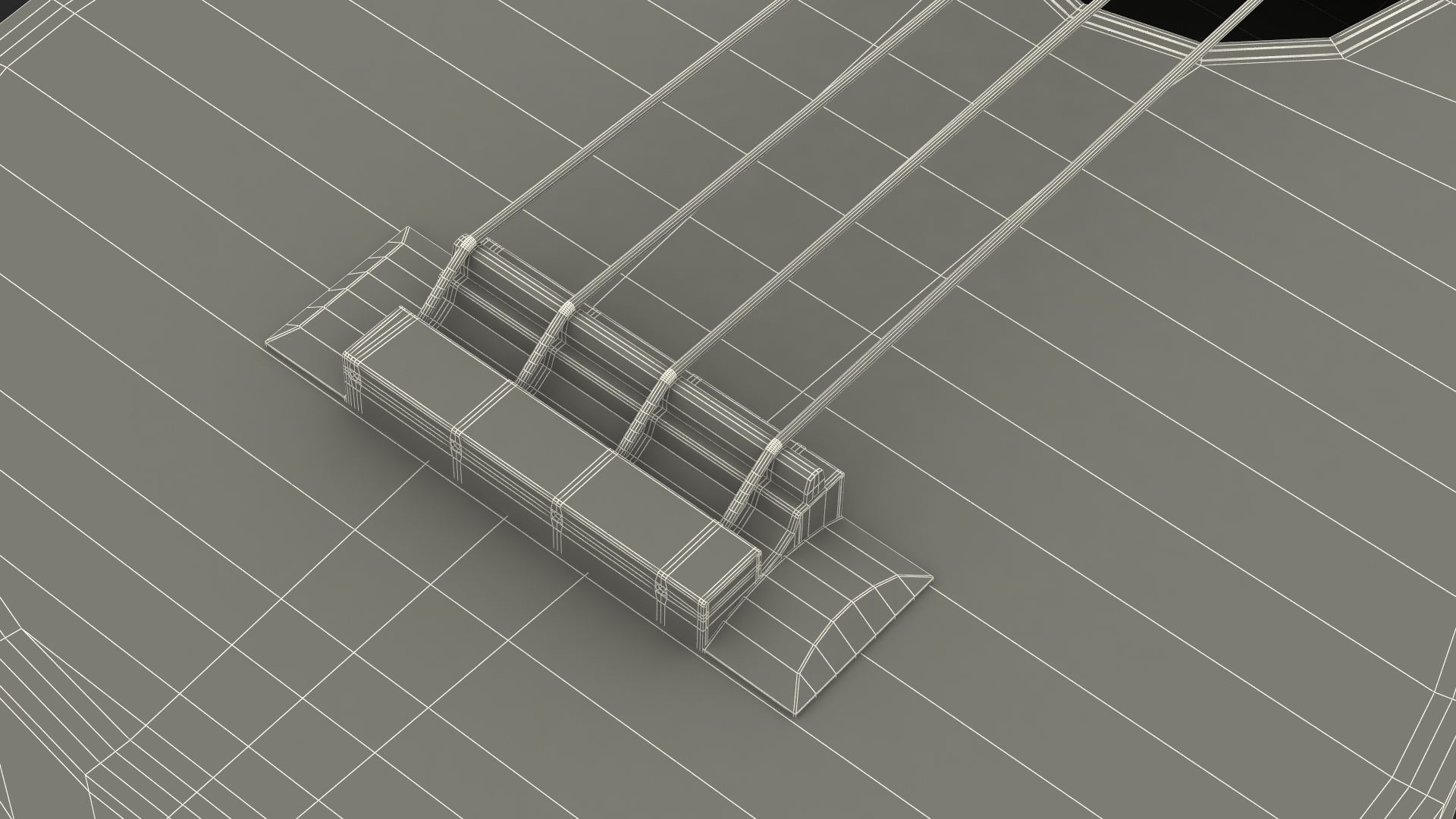 3D model Takamine Classic Ukulele Instrument