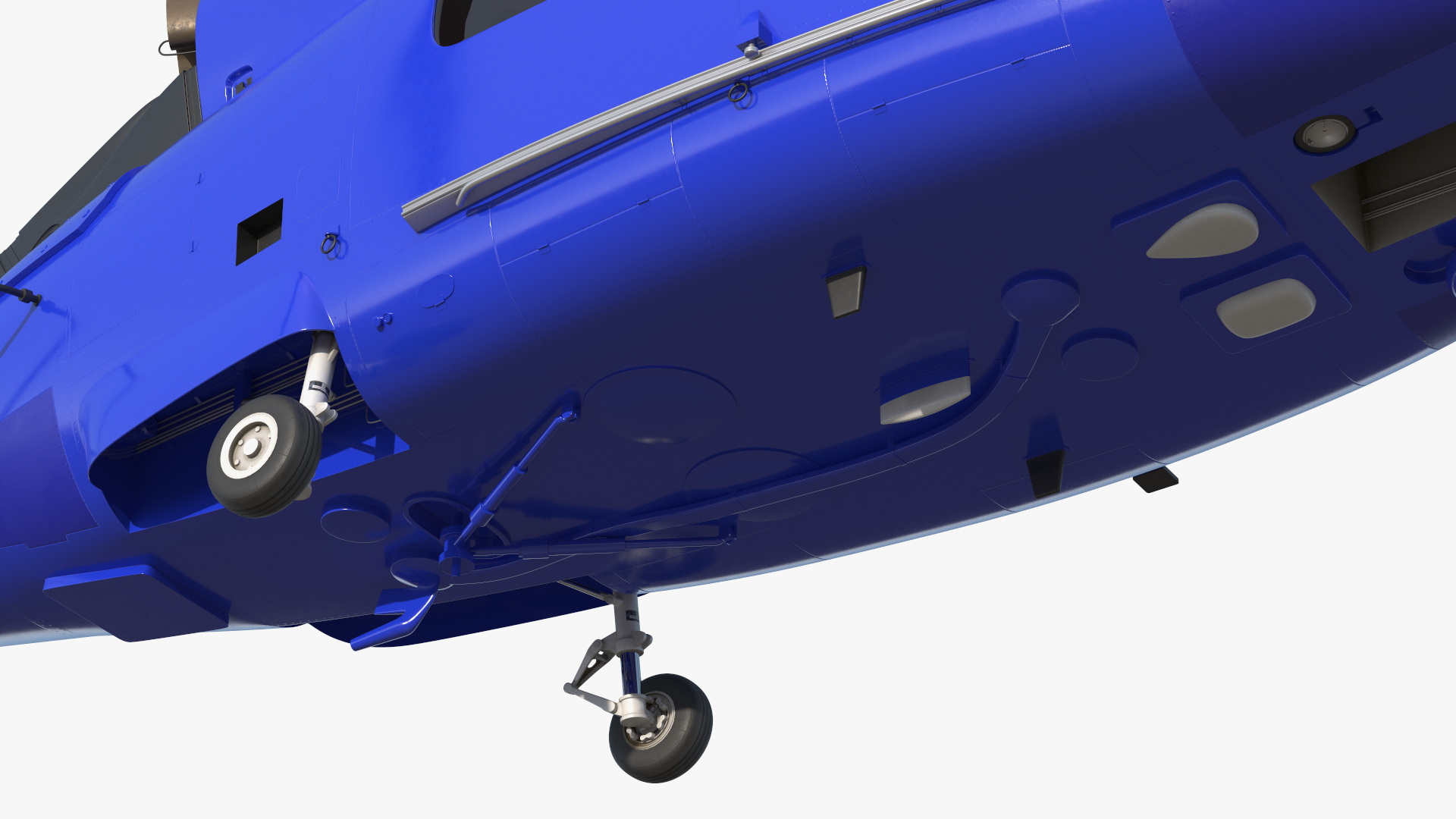 3D Helicopter with Huge Advertising Air Banner model