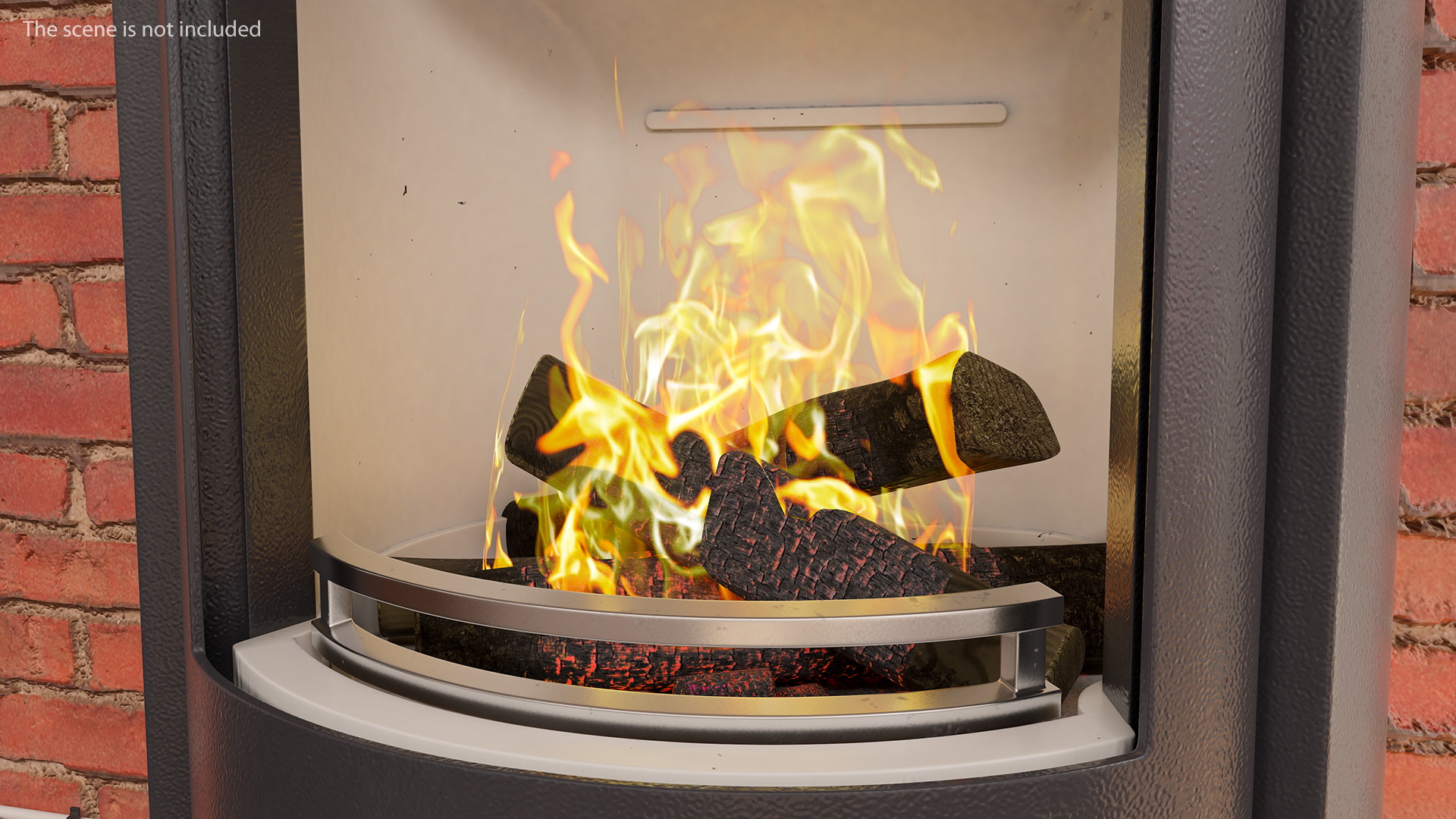 3D model Bonfire Burning