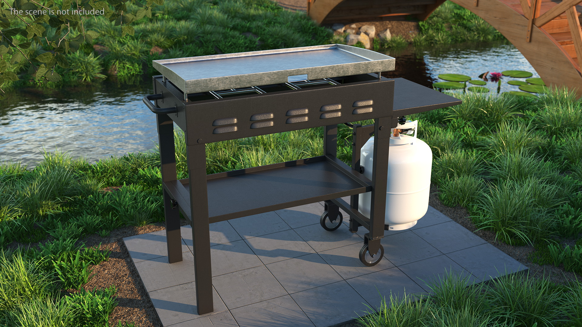 Blackstone 28 Inch Outdoor Flat Top Gas Griddle 3D