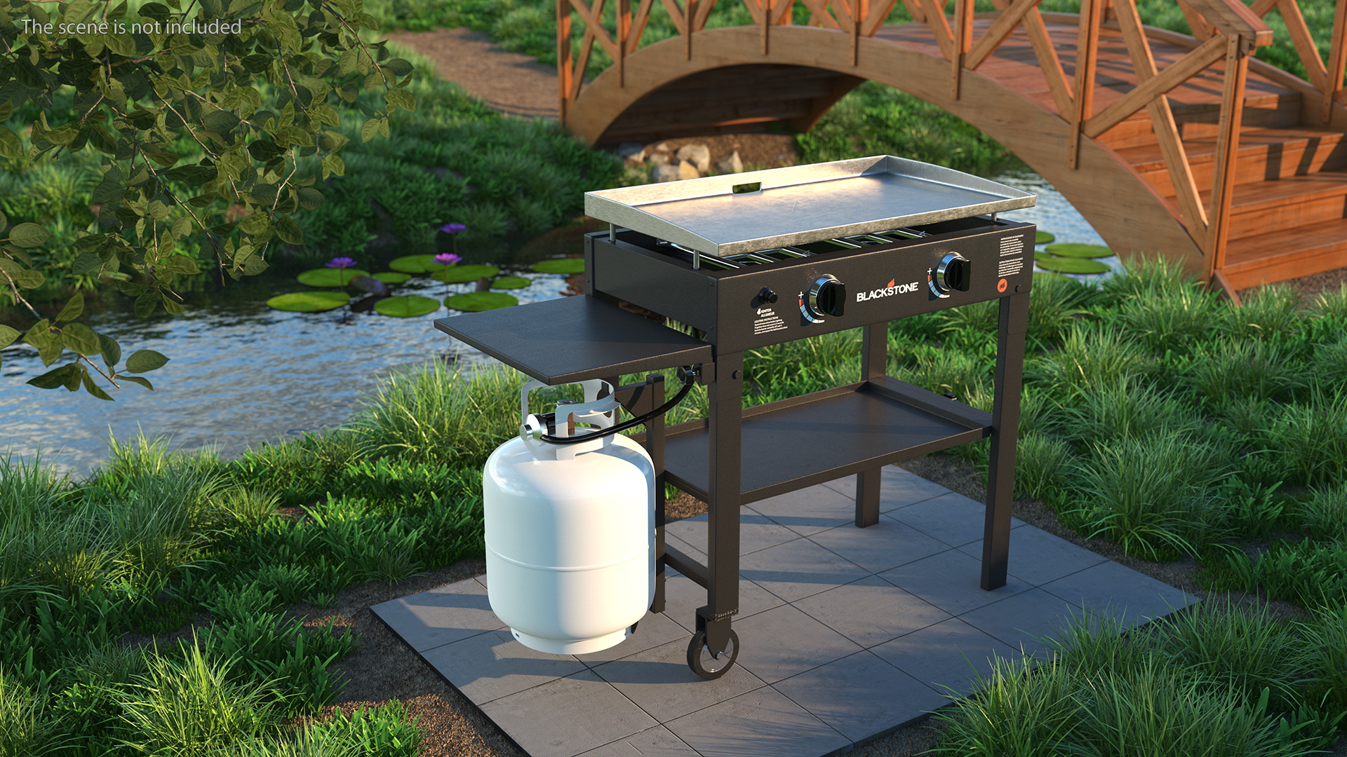Blackstone 28 Inch Outdoor Flat Top Gas Griddle 3D