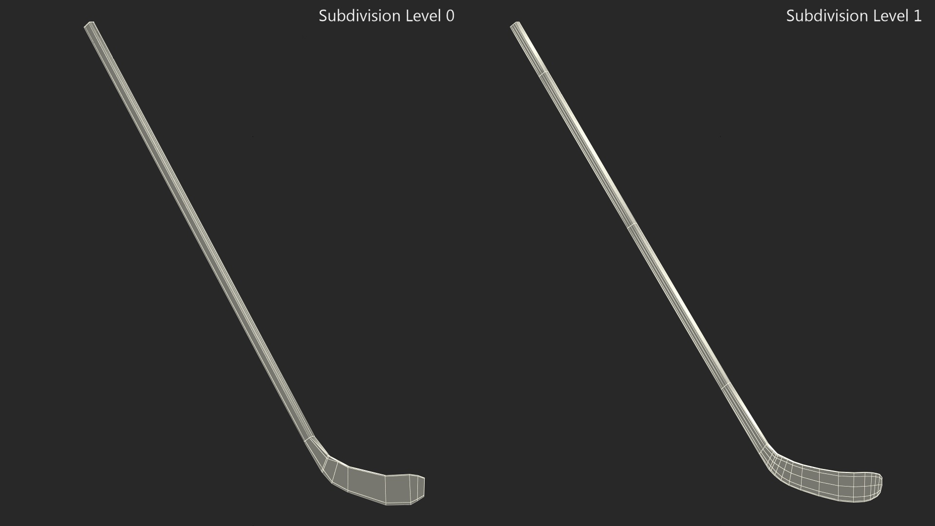 3D Ice Hockey Stick