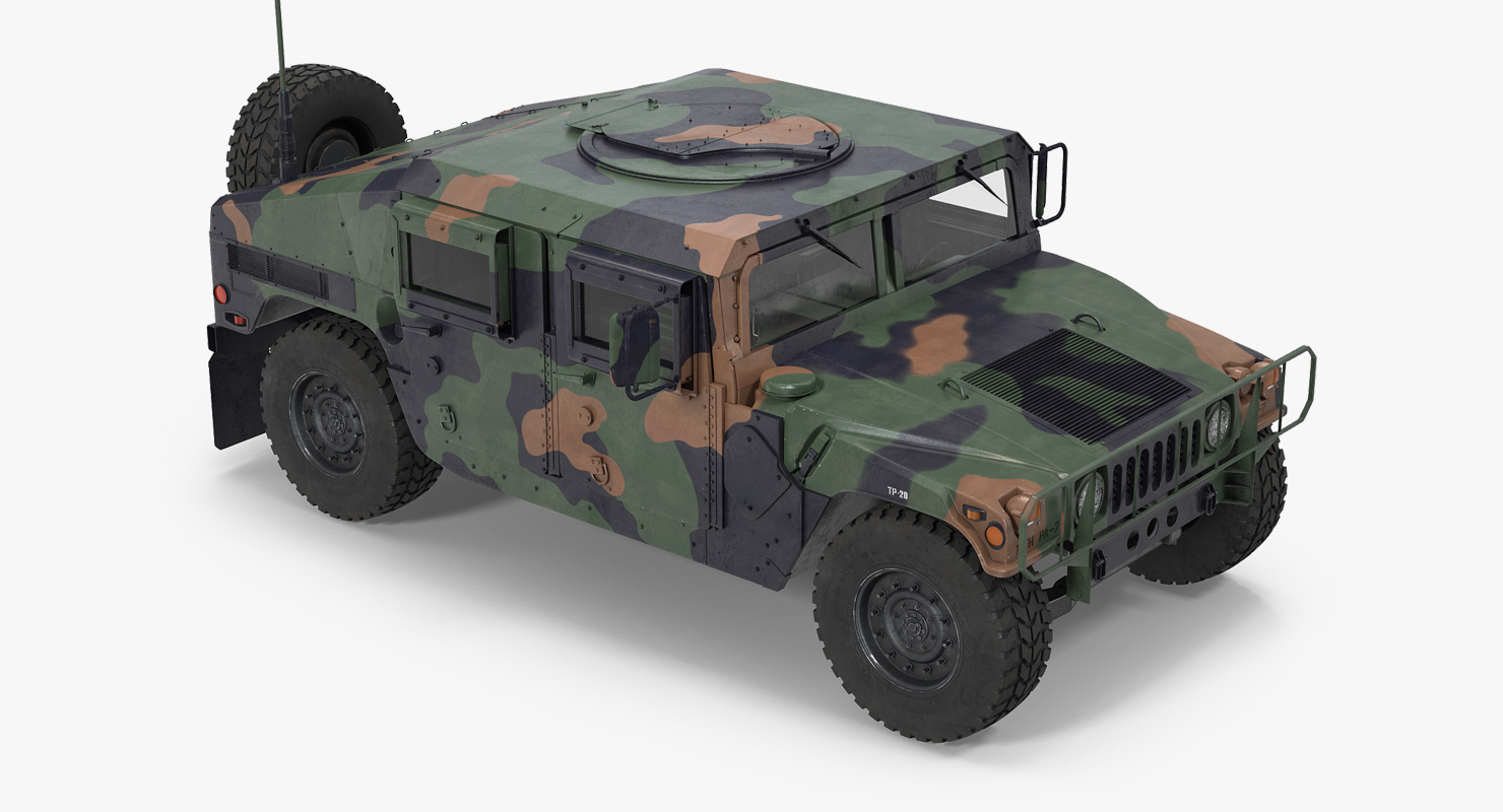 Humvee M1151 Camo 3D