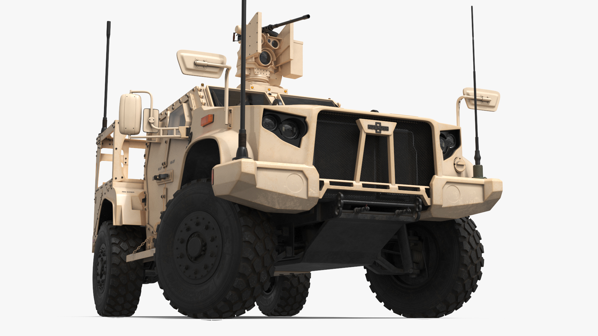 Recon Vehicle Oshkosh L-ATV with Heavy Machine Gun Rigged - view 10