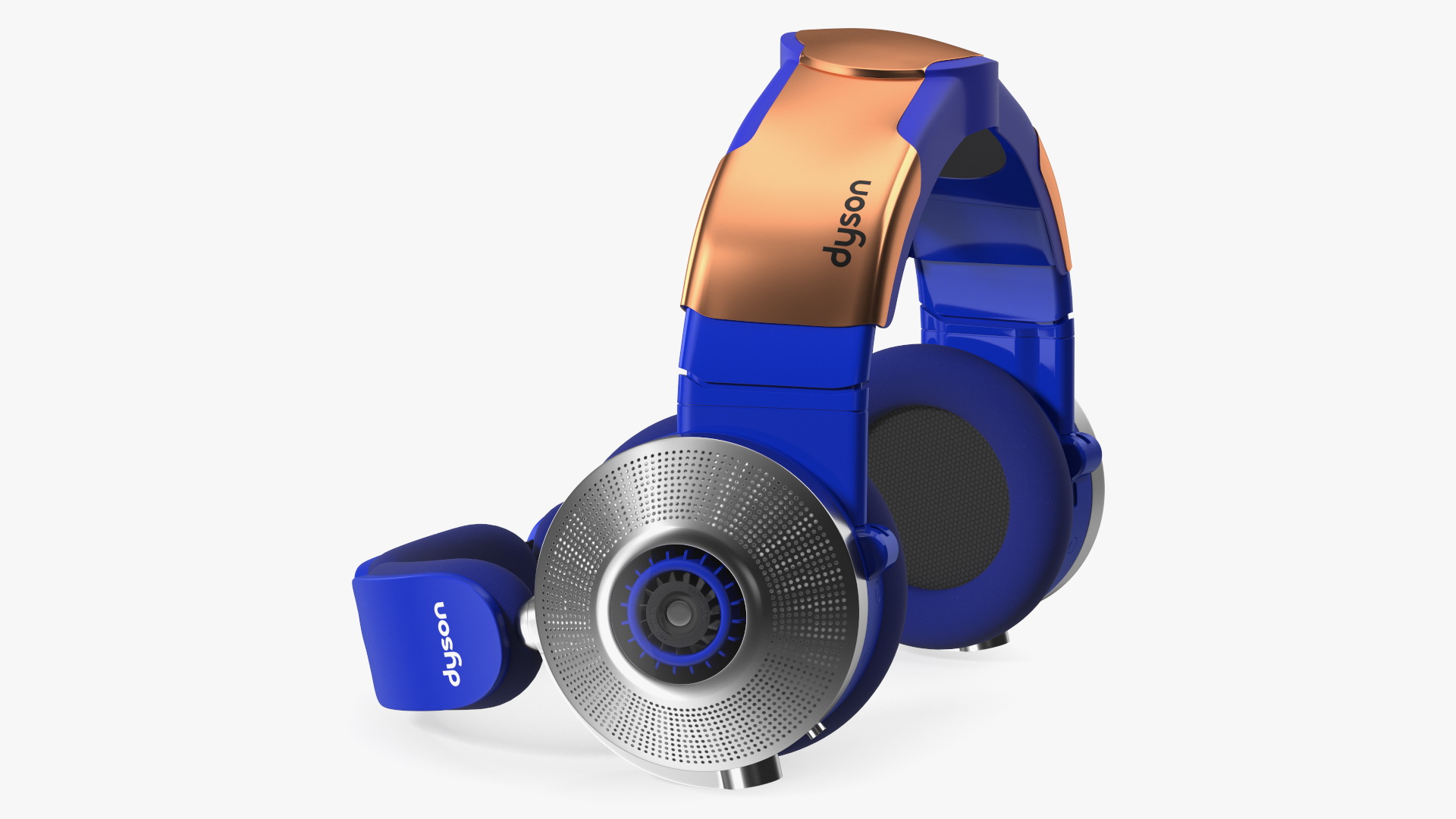 3D Orange Headphones Dyson Air Purifier
