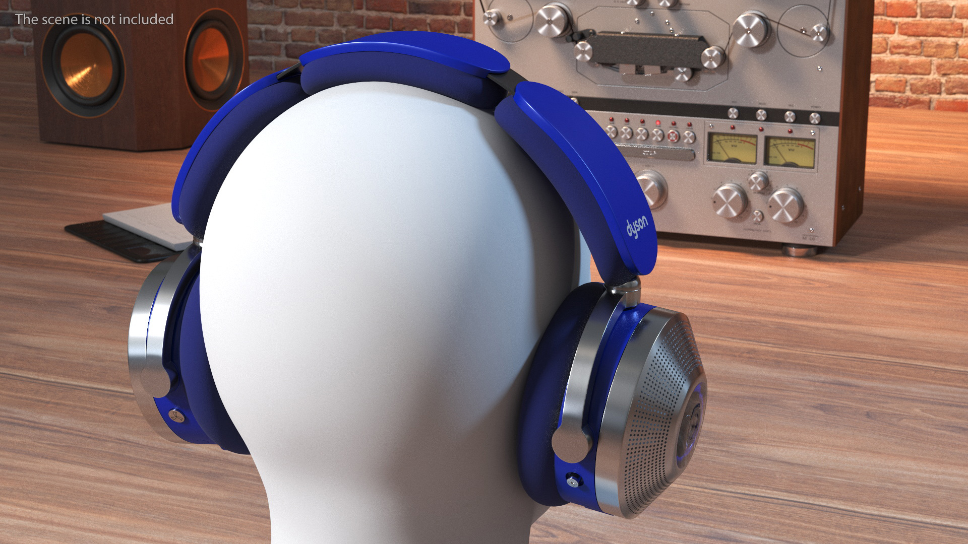 3D Orange Headphones Dyson Air Purifier