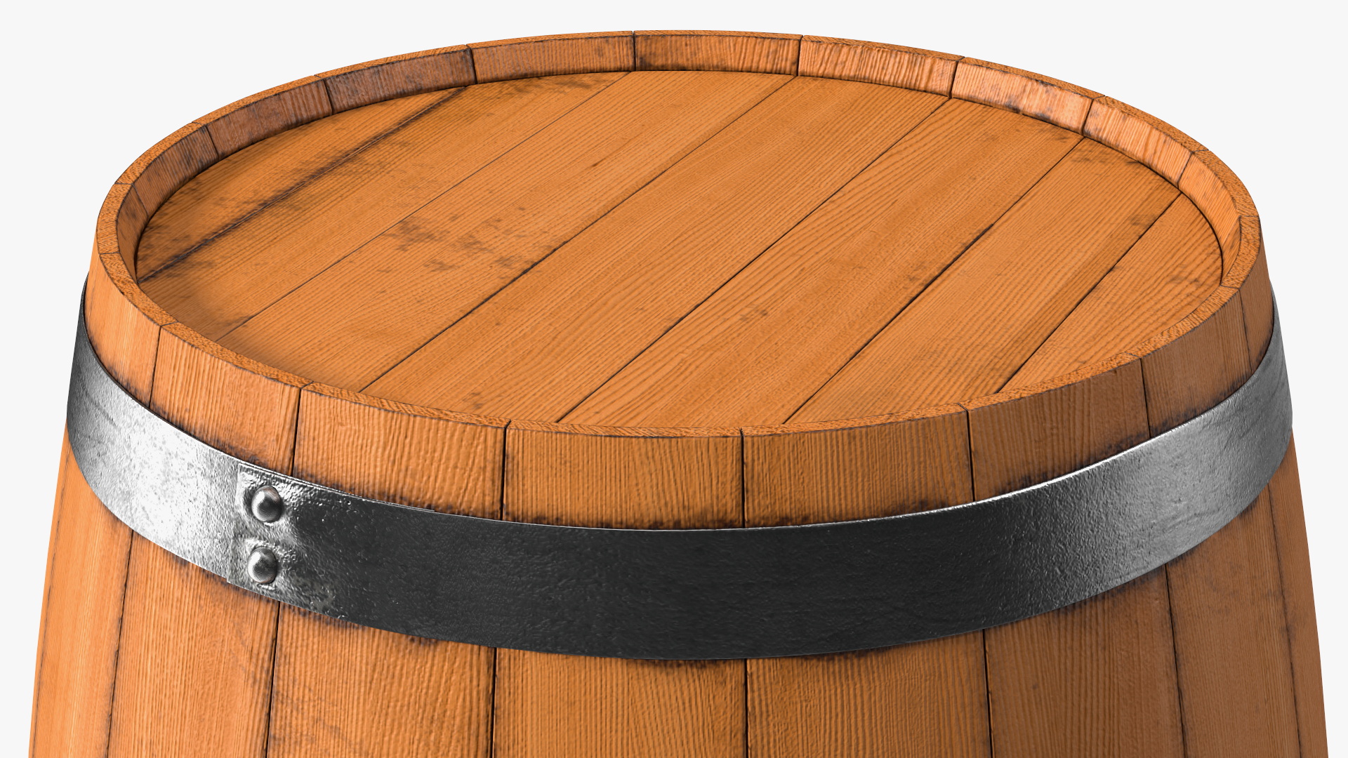 3D model Oak Barrel