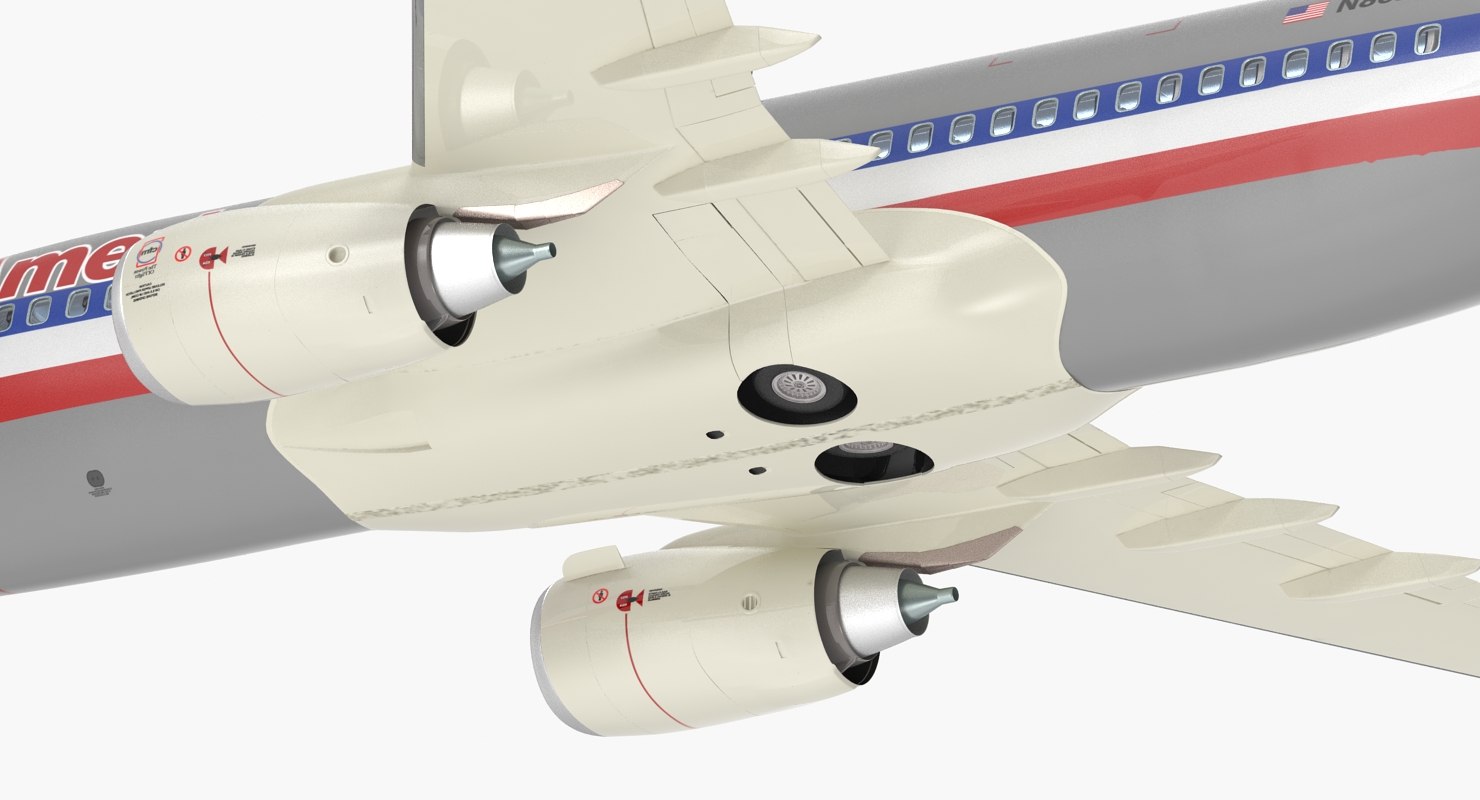 3D Boeing 737 700 with Interior American Airlines