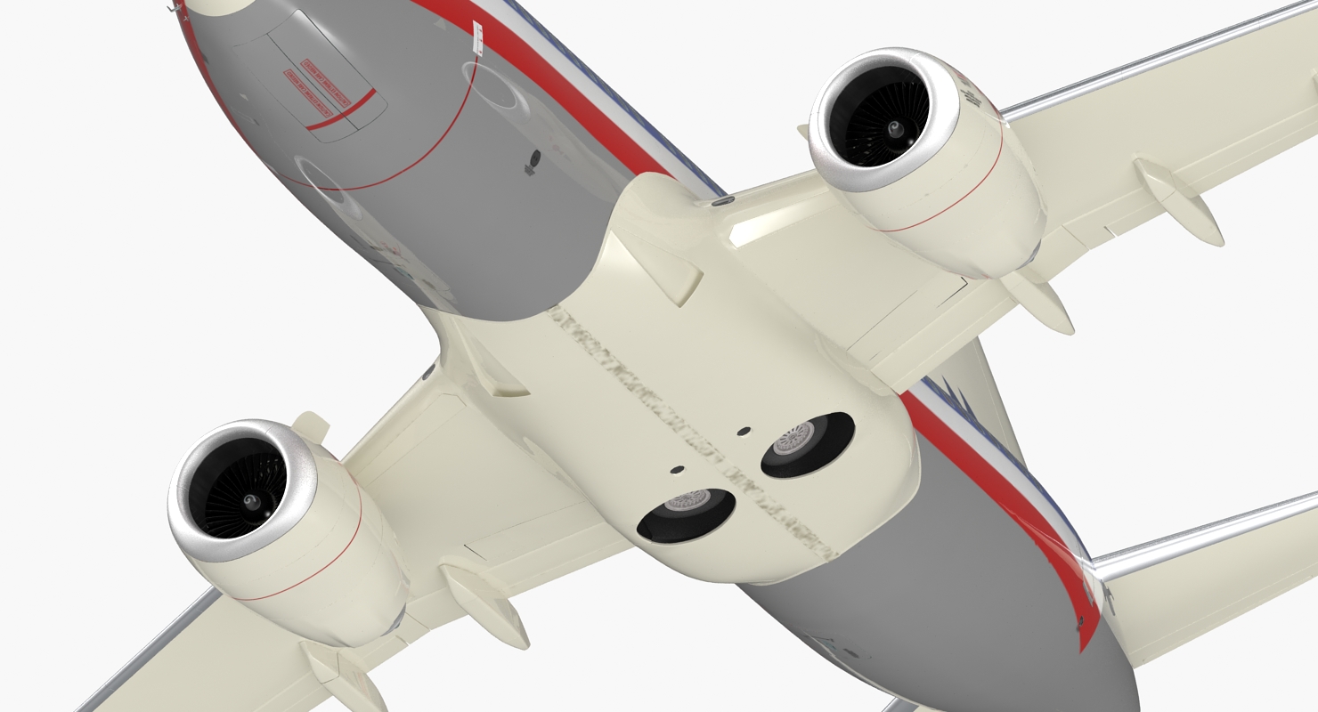 3D Boeing 737 700 with Interior American Airlines