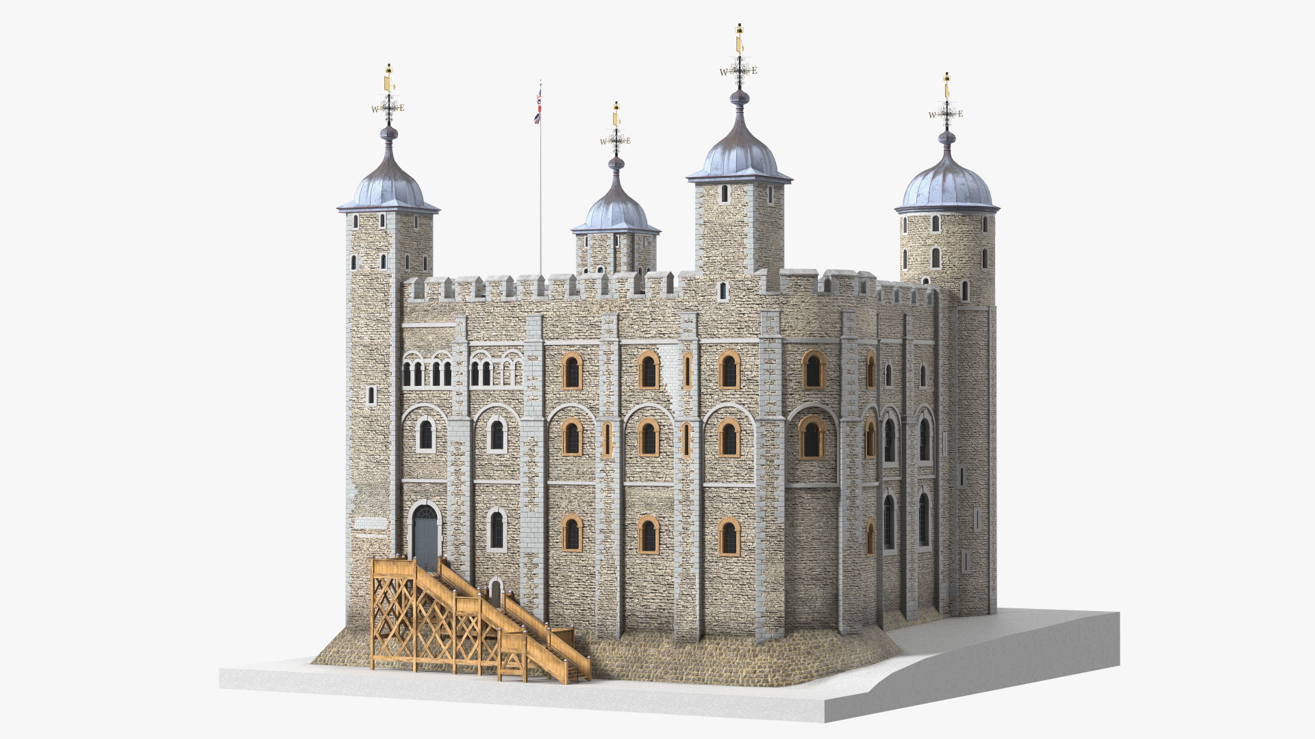3D White Tower of London