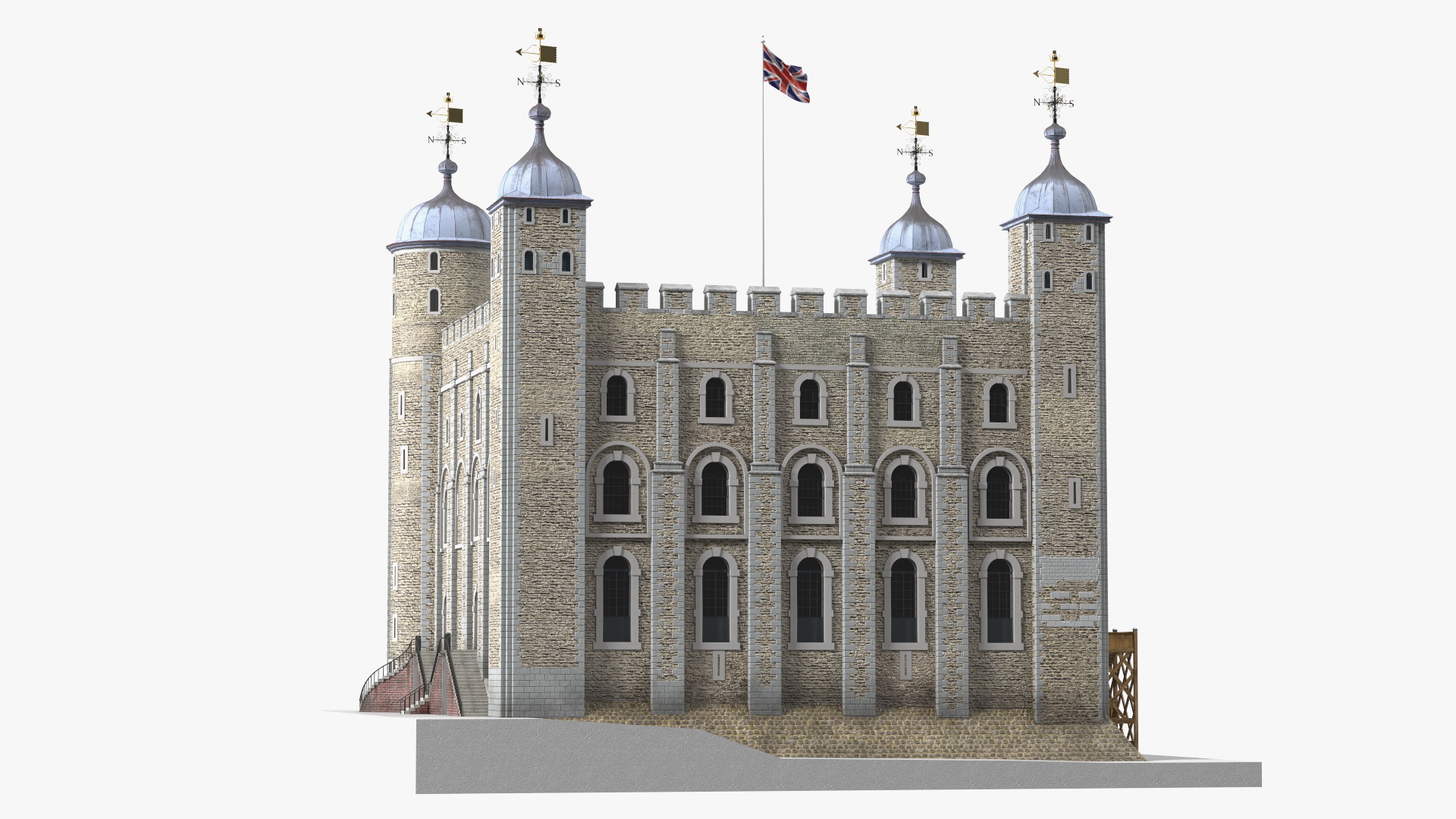 3D White Tower of London