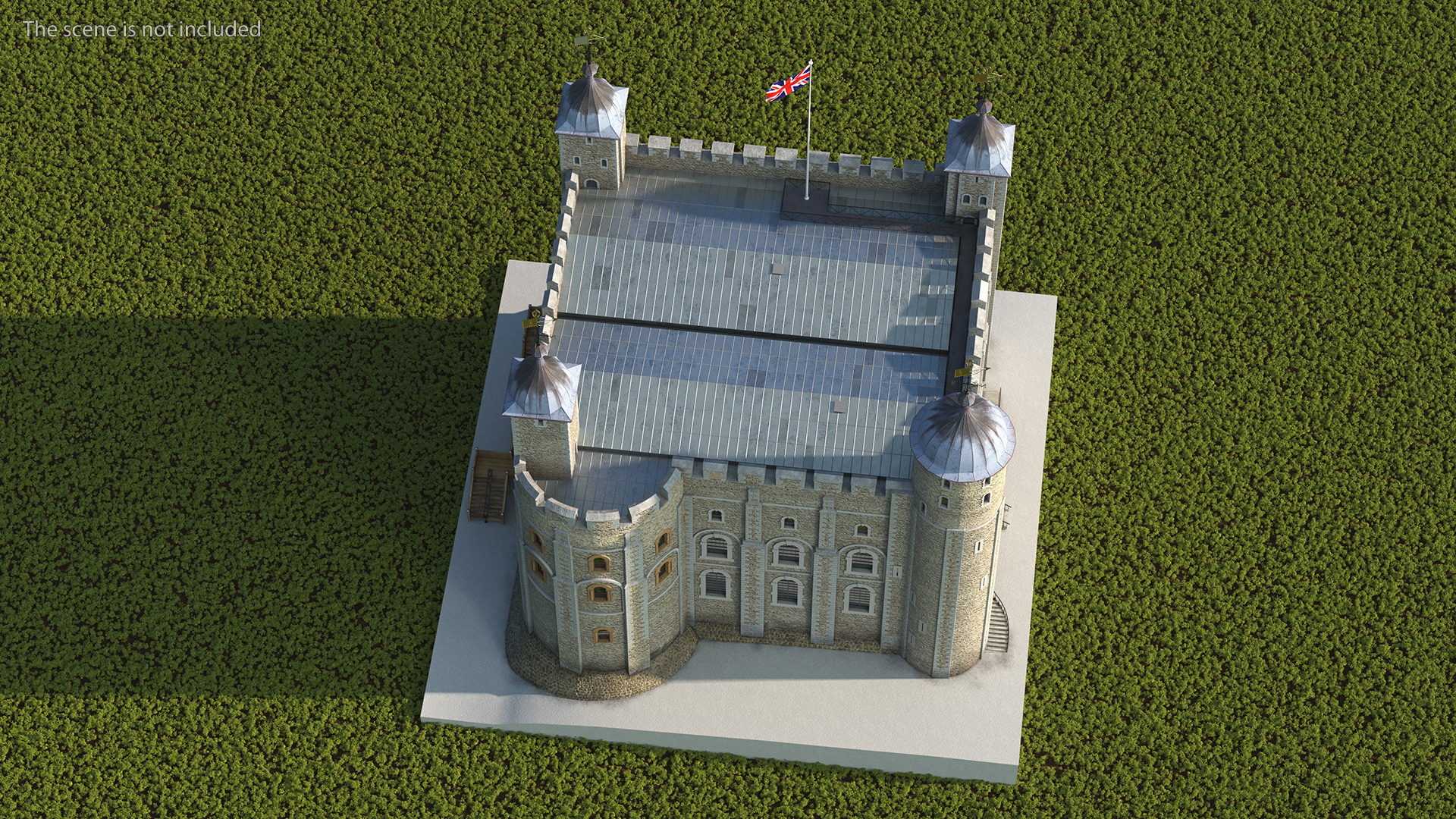 3D White Tower of London