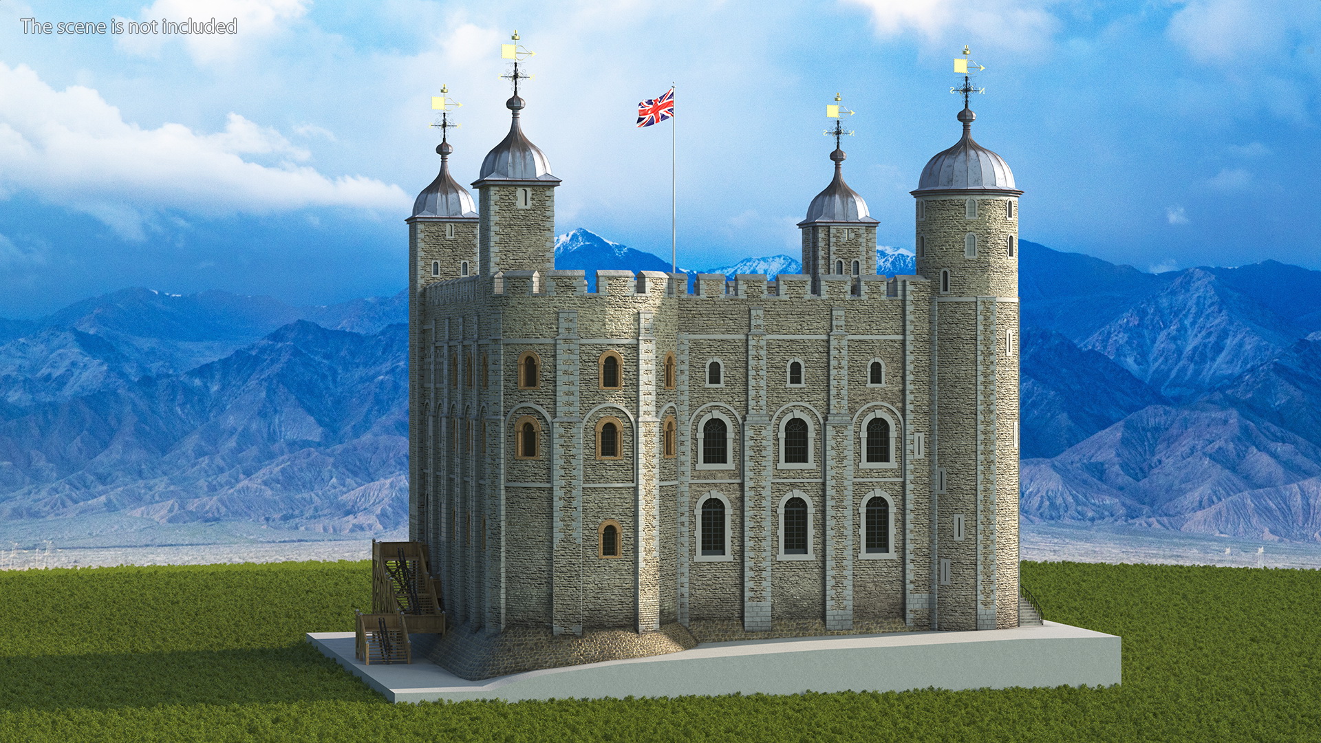 3D White Tower of London