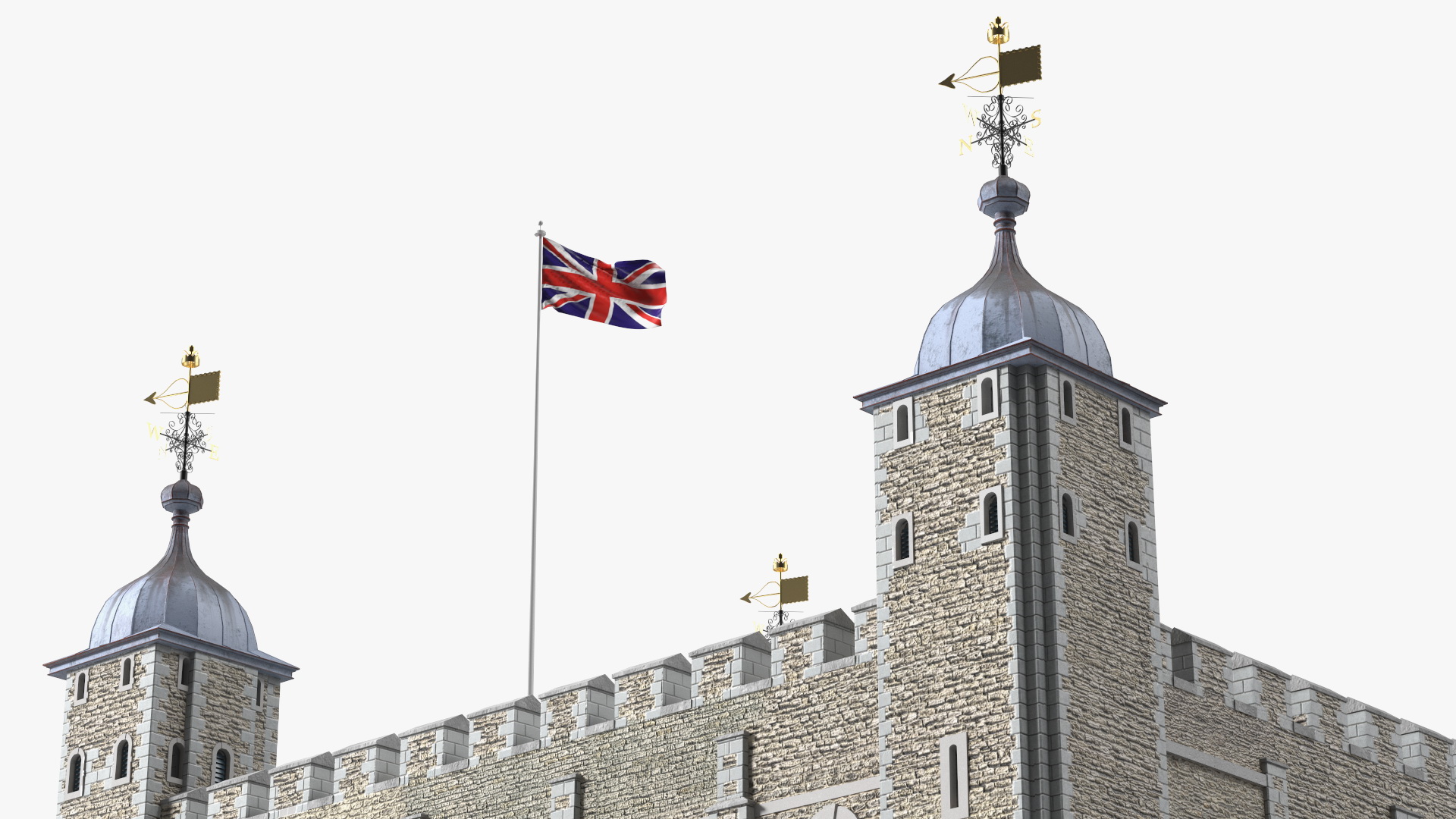 3D White Tower of London