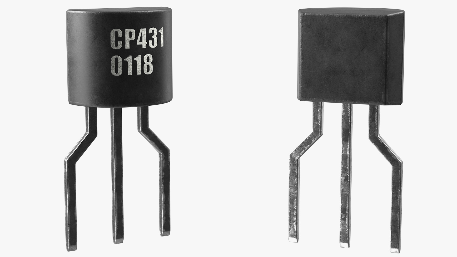 CP431 NPN Bipolar Junction Transistor 3D